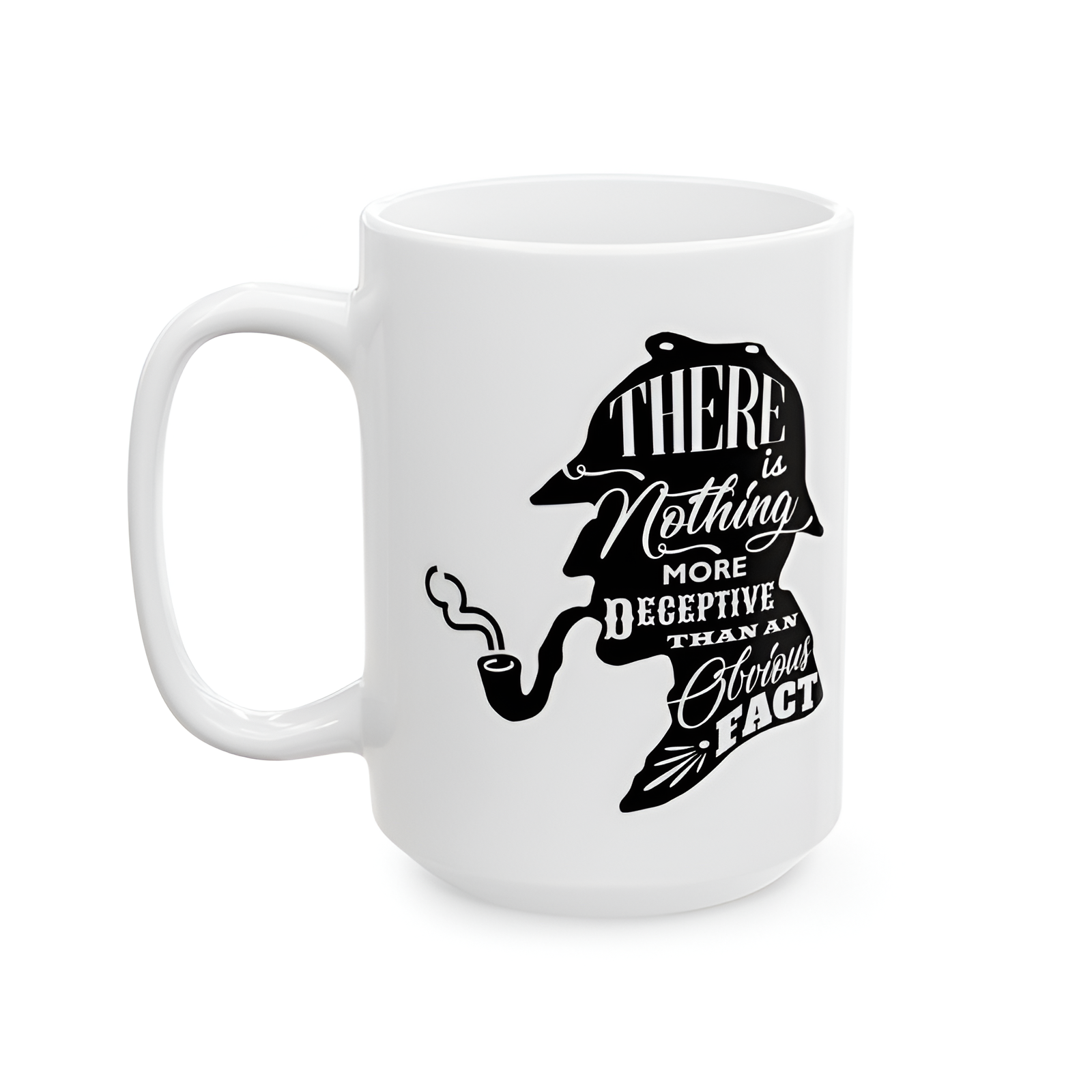 Sherlock Holmes Ceramic Literary Detective Coffee Mug