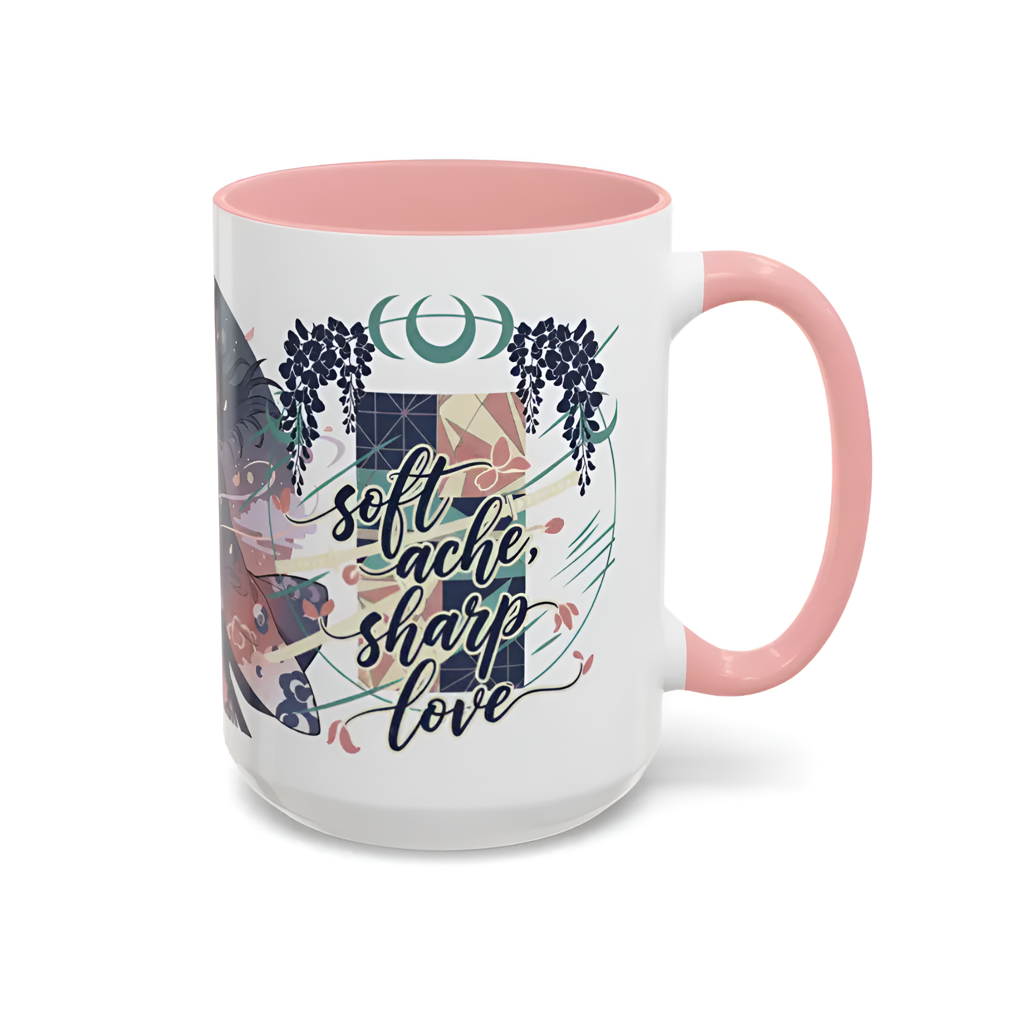 Anime Character Floral Ceramic Accent Vessel