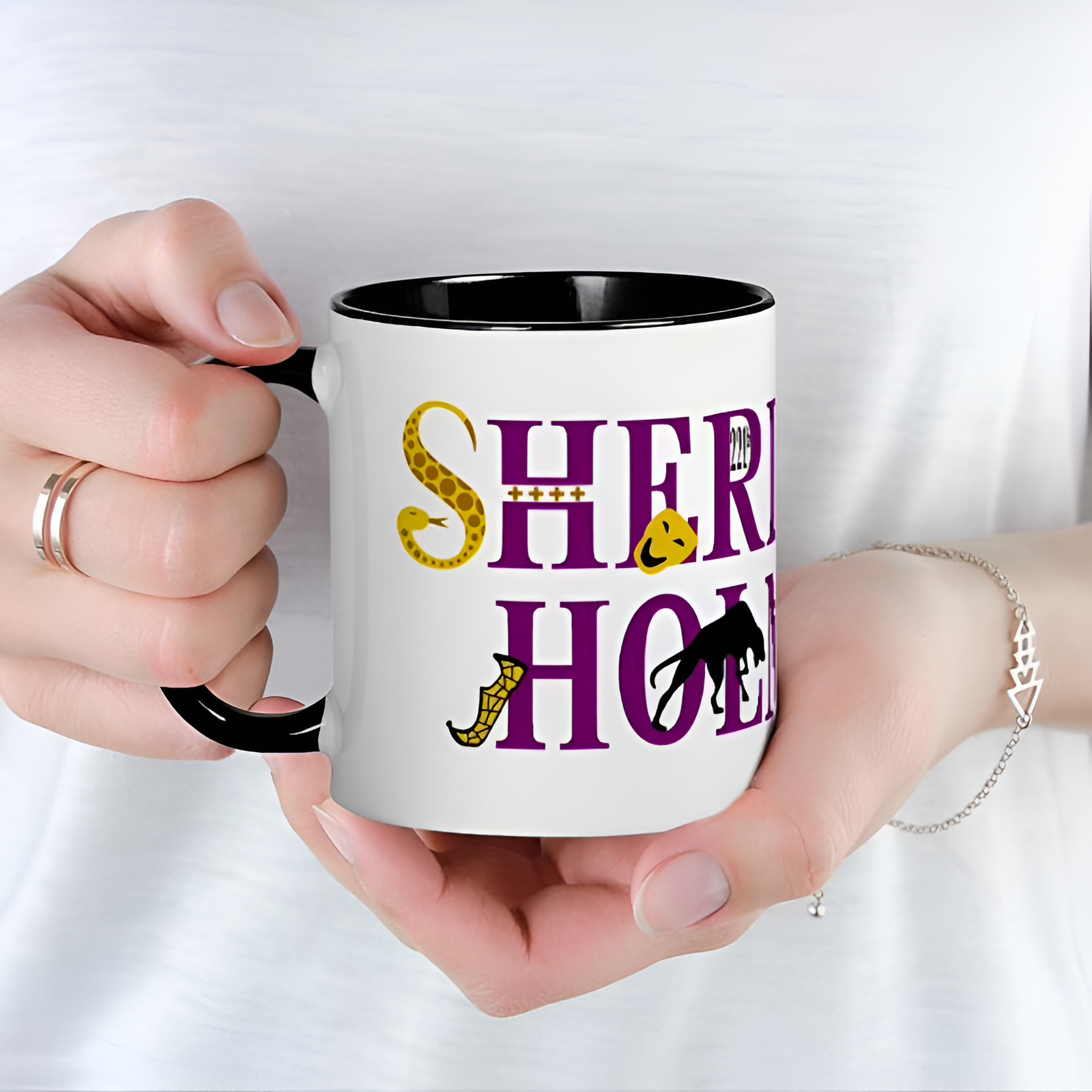 Sherlock Holmes Lives Ceramic Coffee Mug 