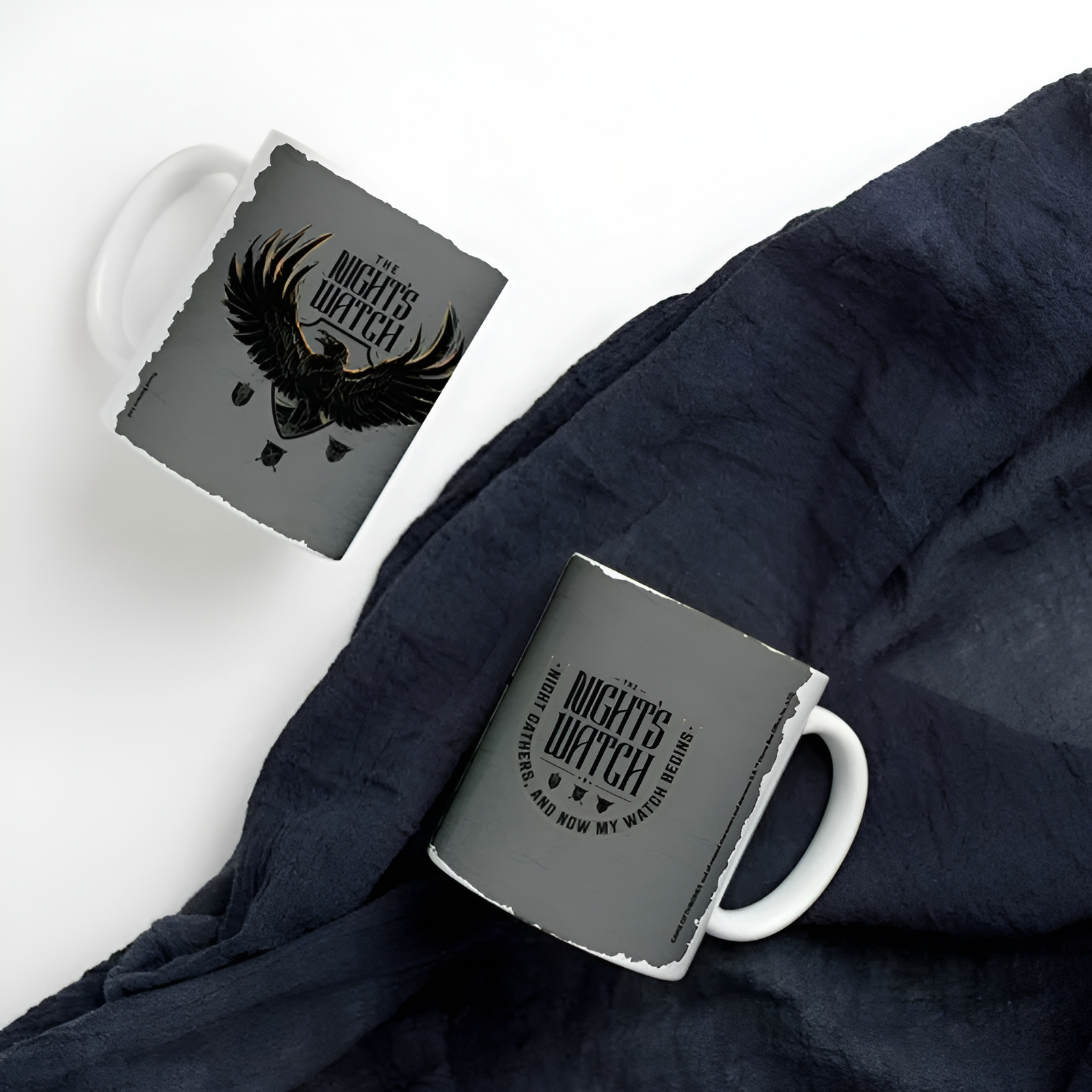 Game Of Thrones Inspired Nights Watch Themed 11 oz Ceramic Mug 