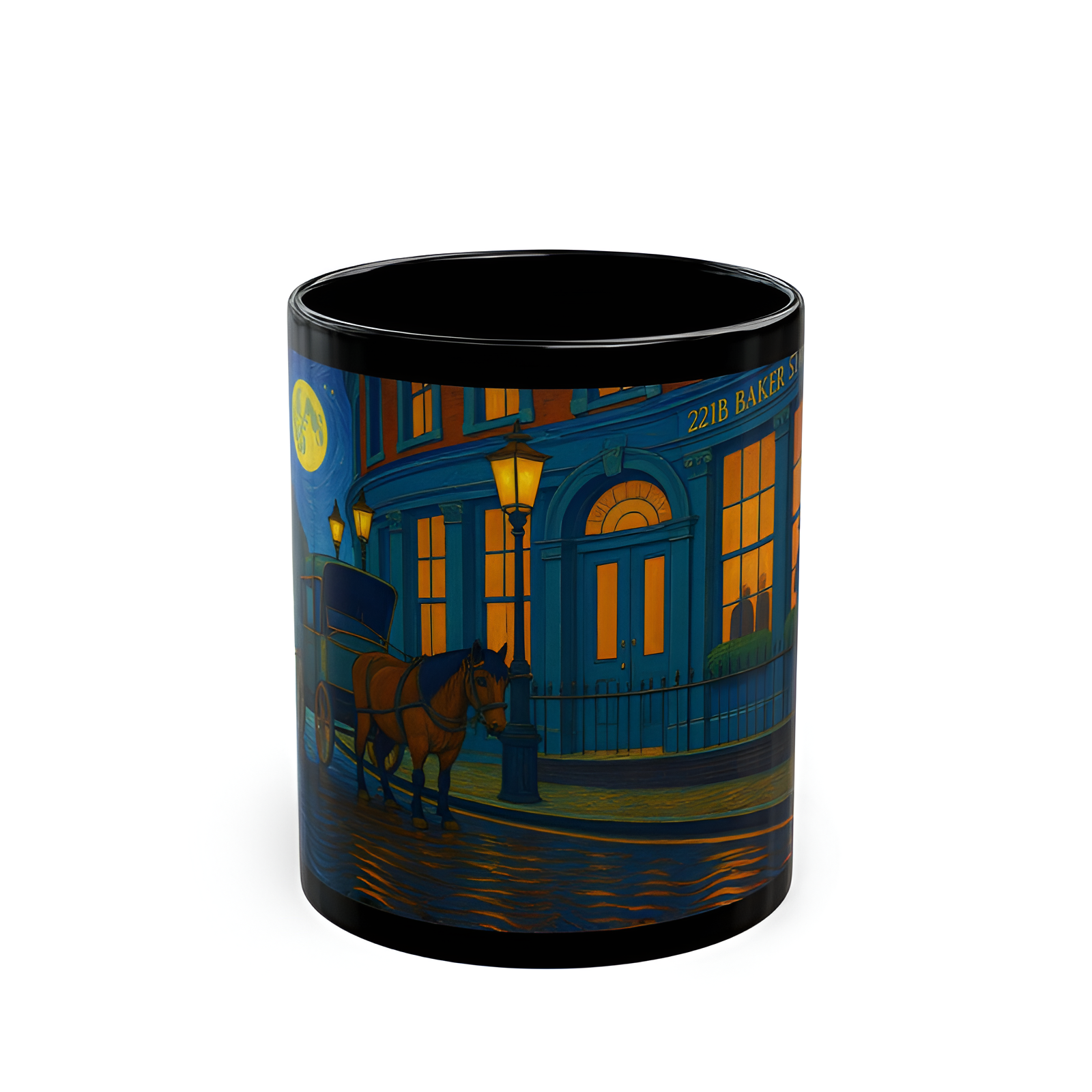 Sherlock Inspired Baker Street Evening Ceramic Mug 