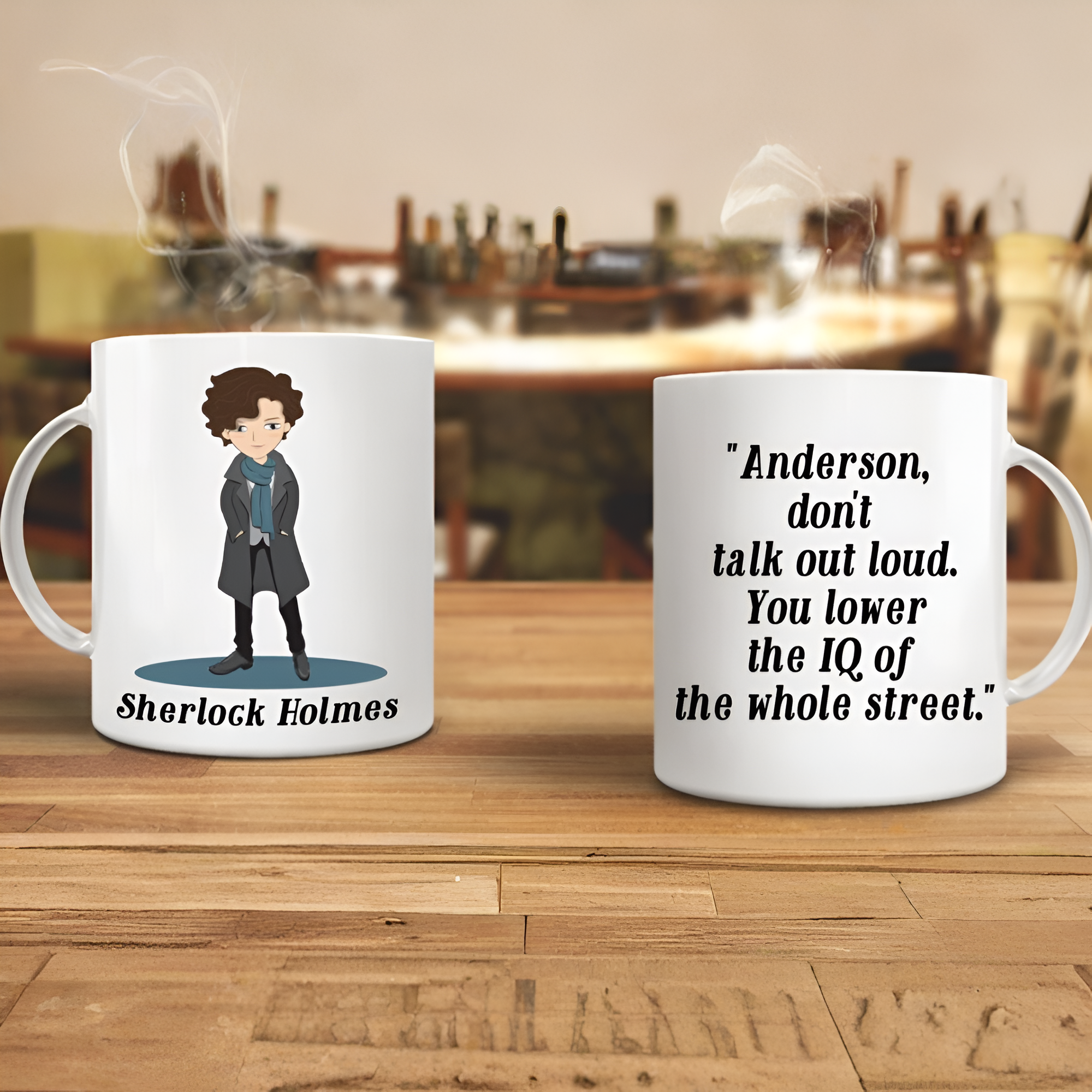 Sherlock Holmes Quote Ceramic Coffee Mug 