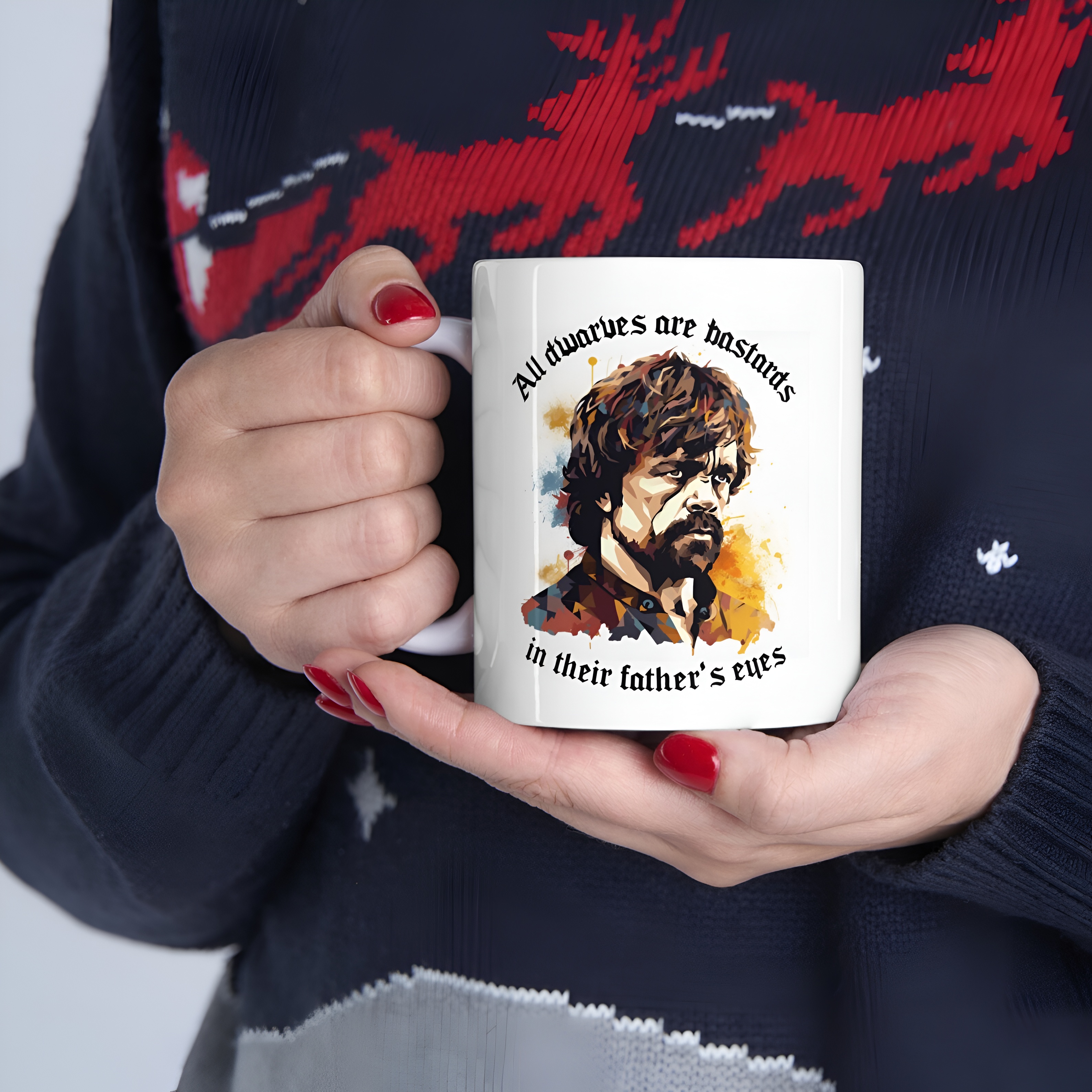 Tyrion Lannister Graphic Print Game Of Thrones 11oz Ceramic Coffee Mug