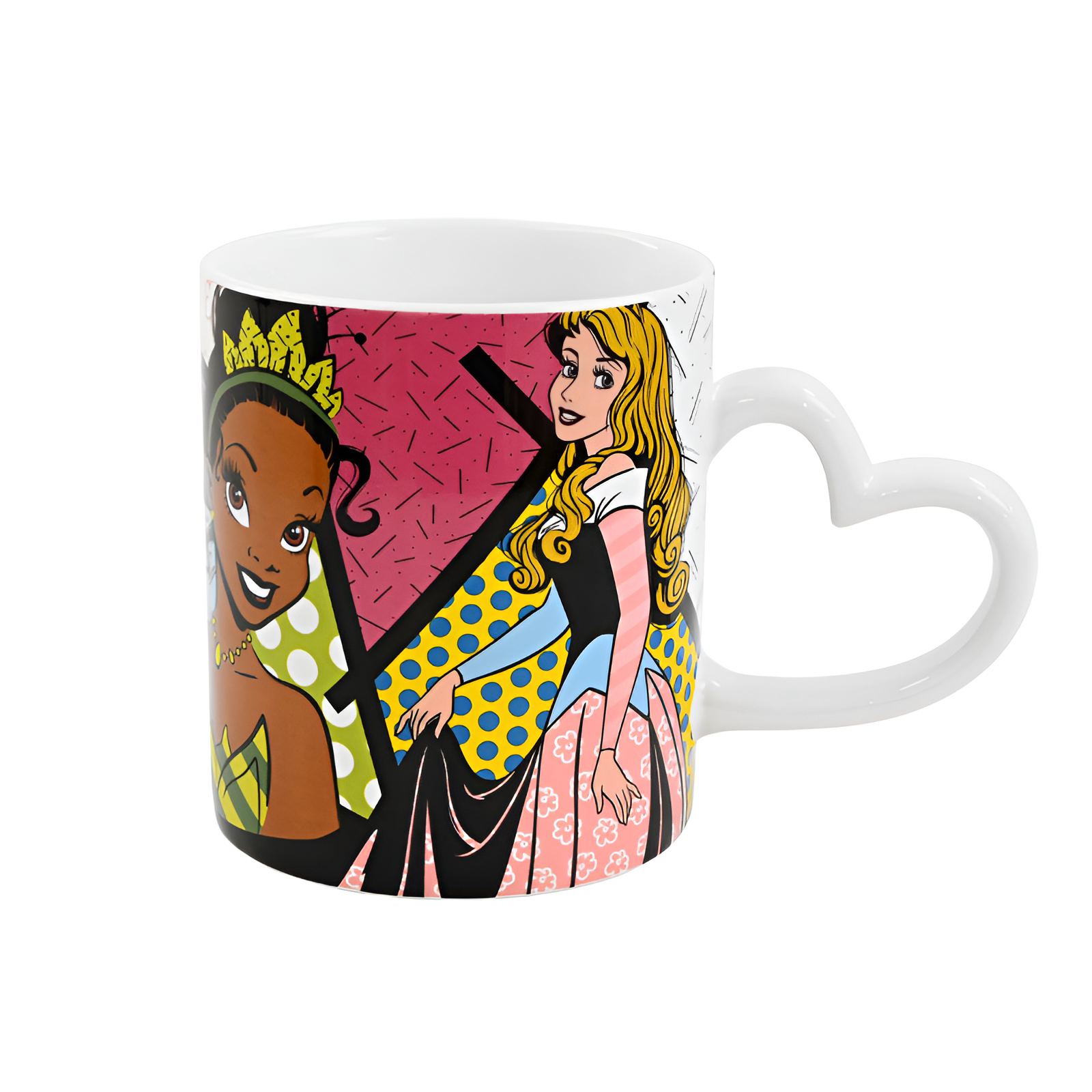 Britto Disney Princess Mug Stylish Artistic Tea and Coffee Cup Gift