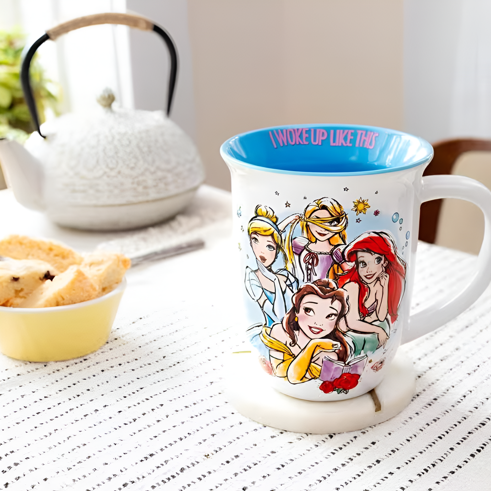 Princess Quote Mug 16oz I Woke Up Like This Wide Rim Coffee Cup