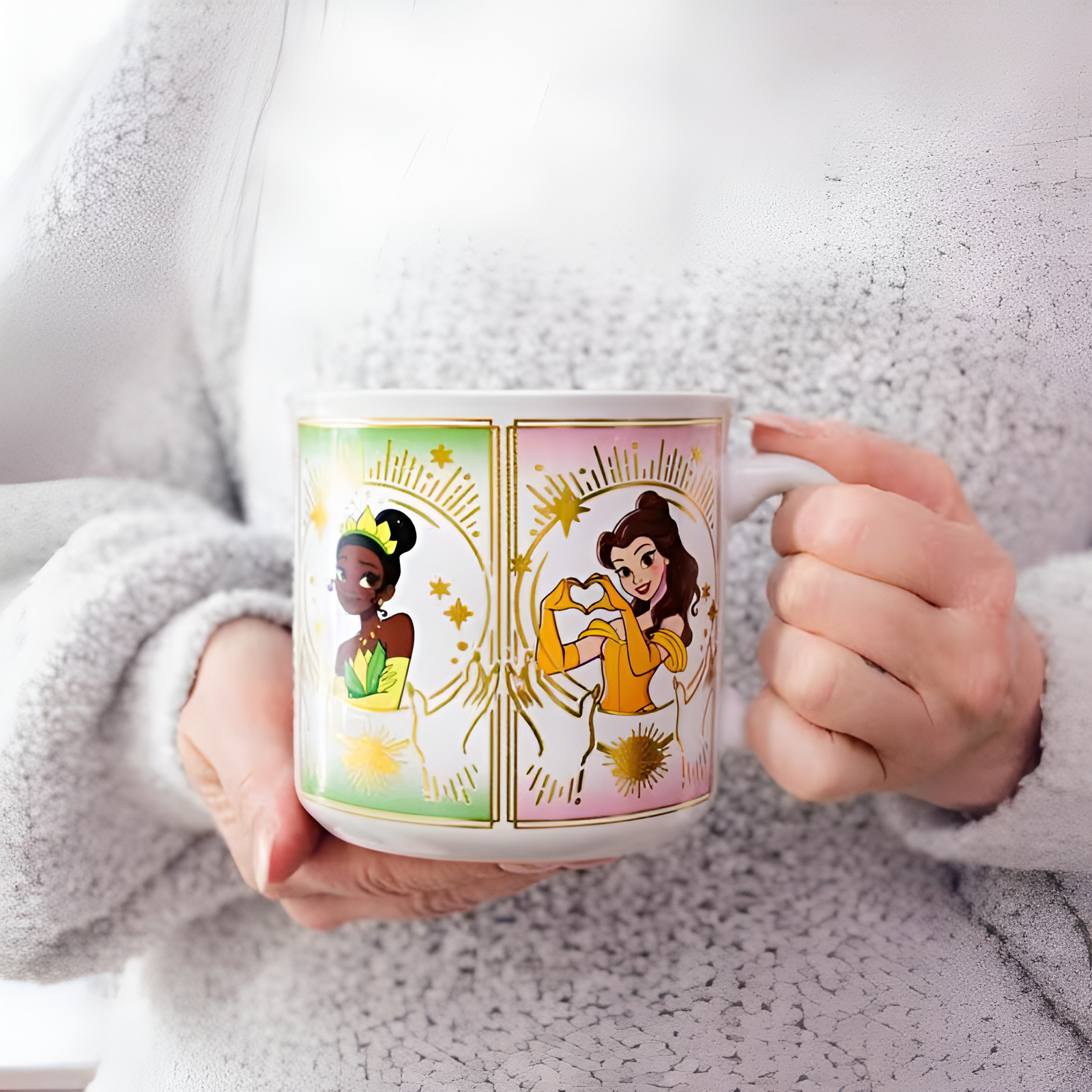 Princess “I Make My Own Magic” 20oz Foil Ceramic Mug Cute Coffee Cup
