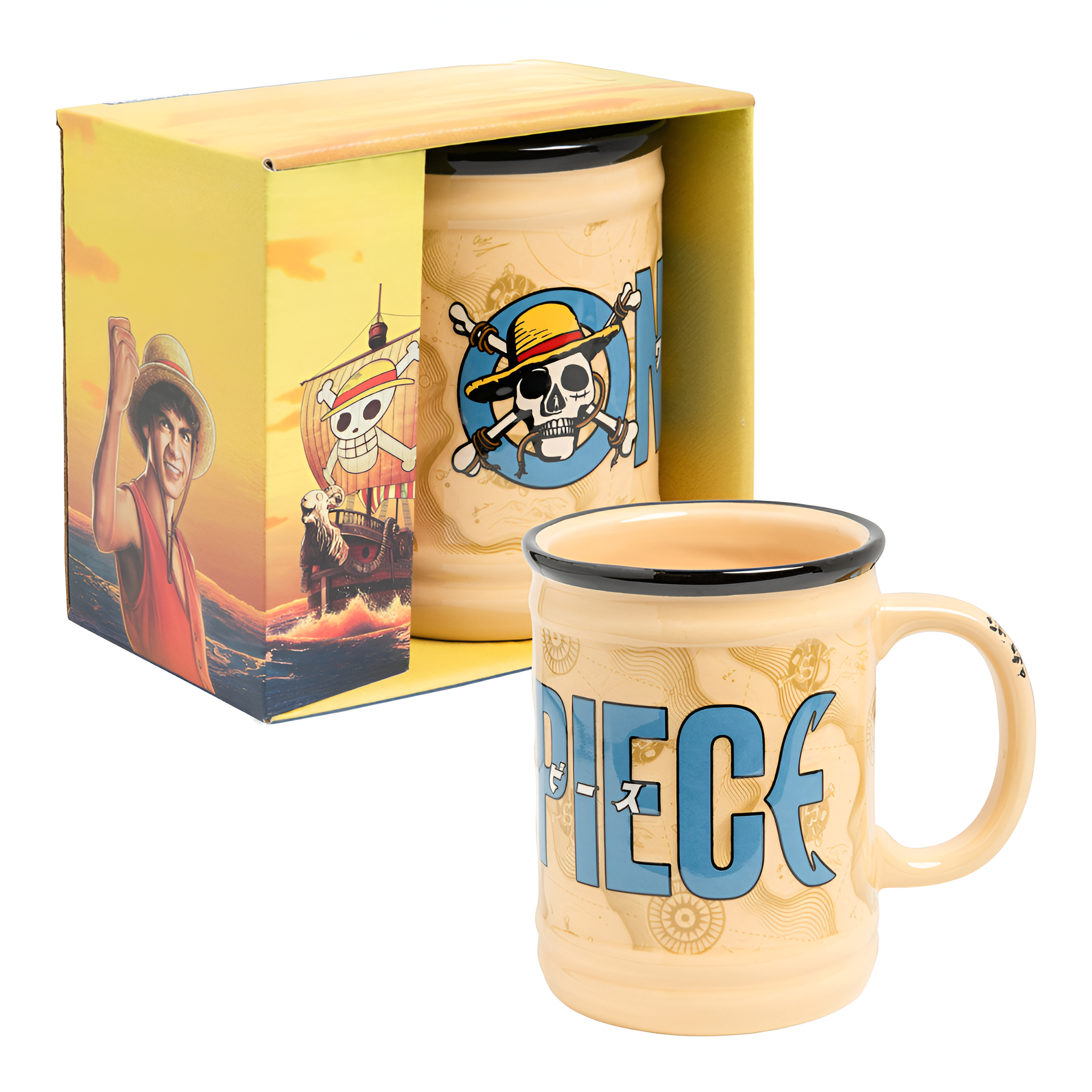 Sculpted One Piece Logo Mug