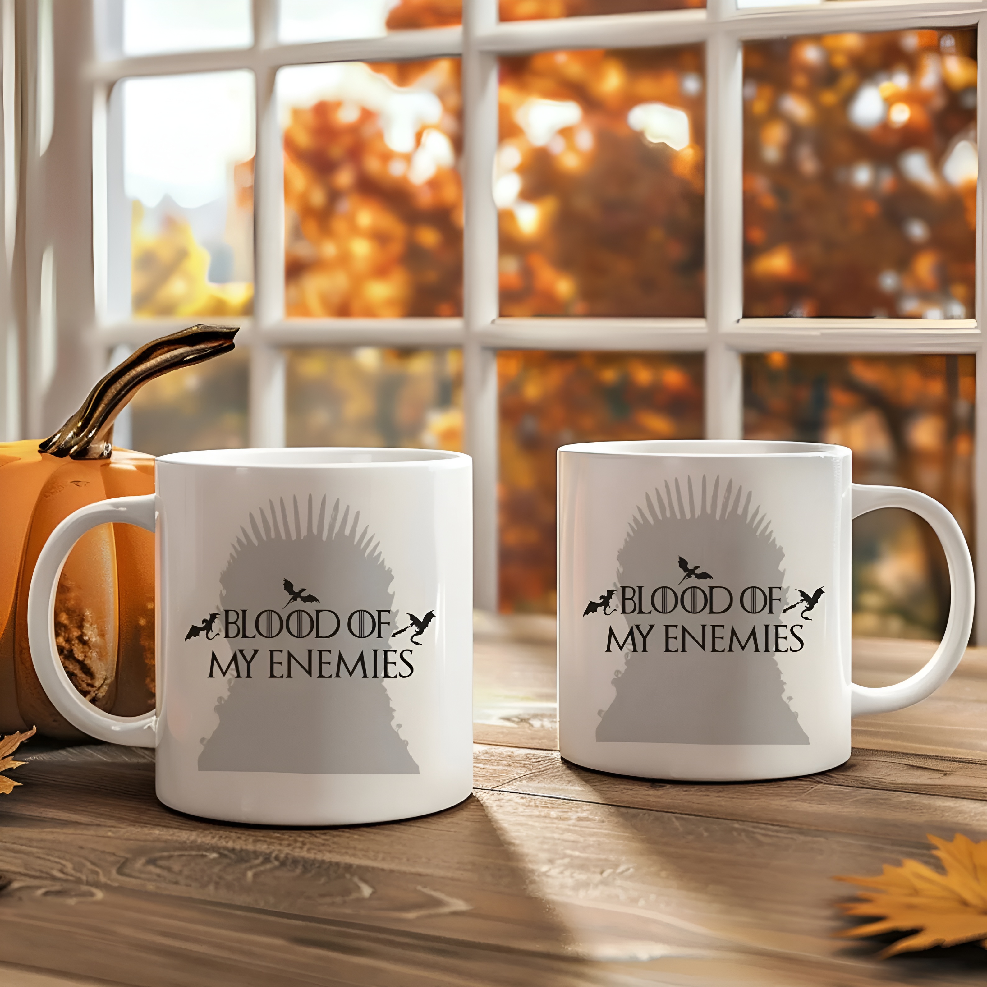 Game of Thrones Inspired Mug: Dragons Fantasy Ceramic Coffee Cup 