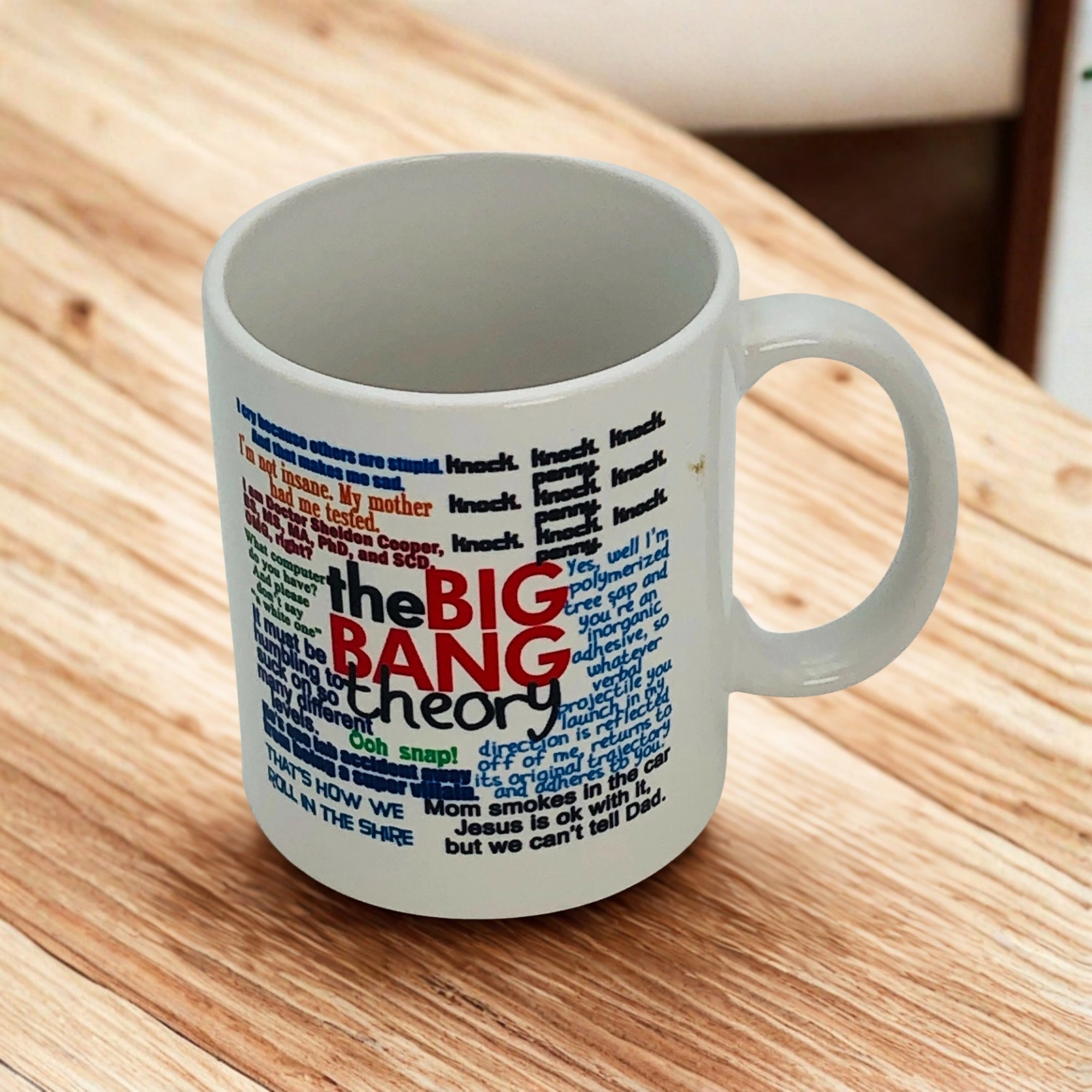 The Big Bang Theory Quotes Printed 12oz Ceramic Coffee Mug