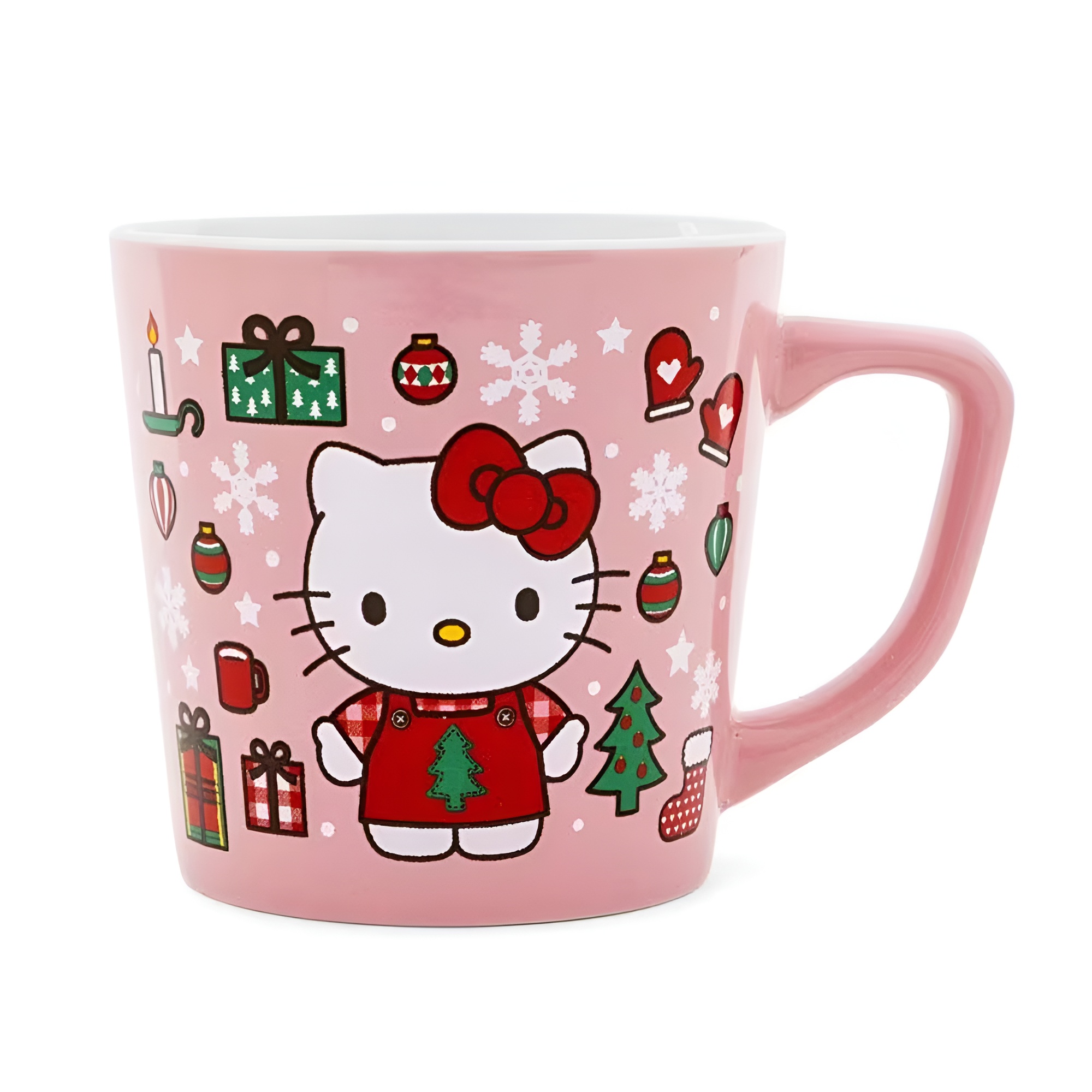 Hello Kitty Holiday Celebration Ceramic Latte Mug | Holds 17 Ounces