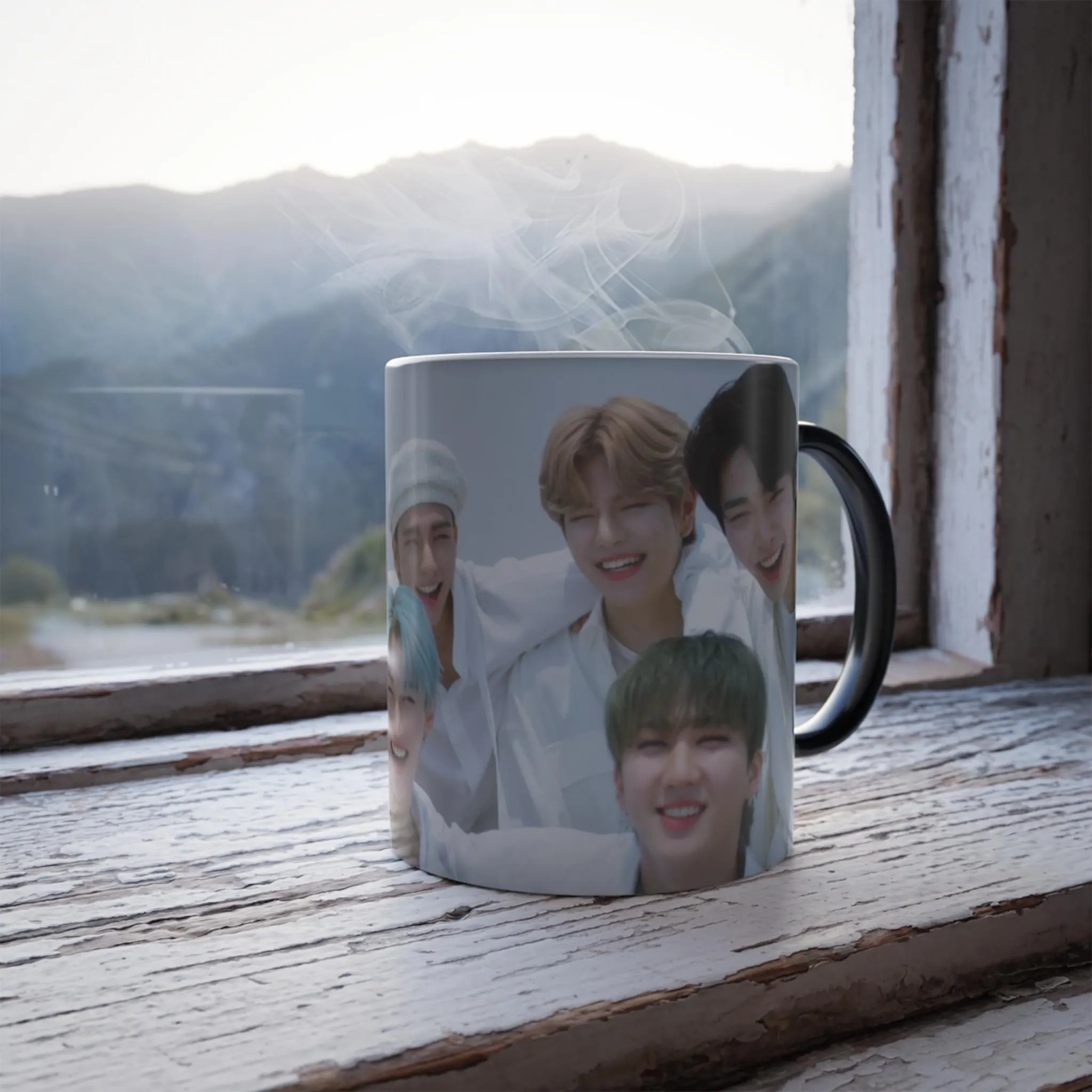Stray Kids Heat Reveal Ceramic Coffee Mug