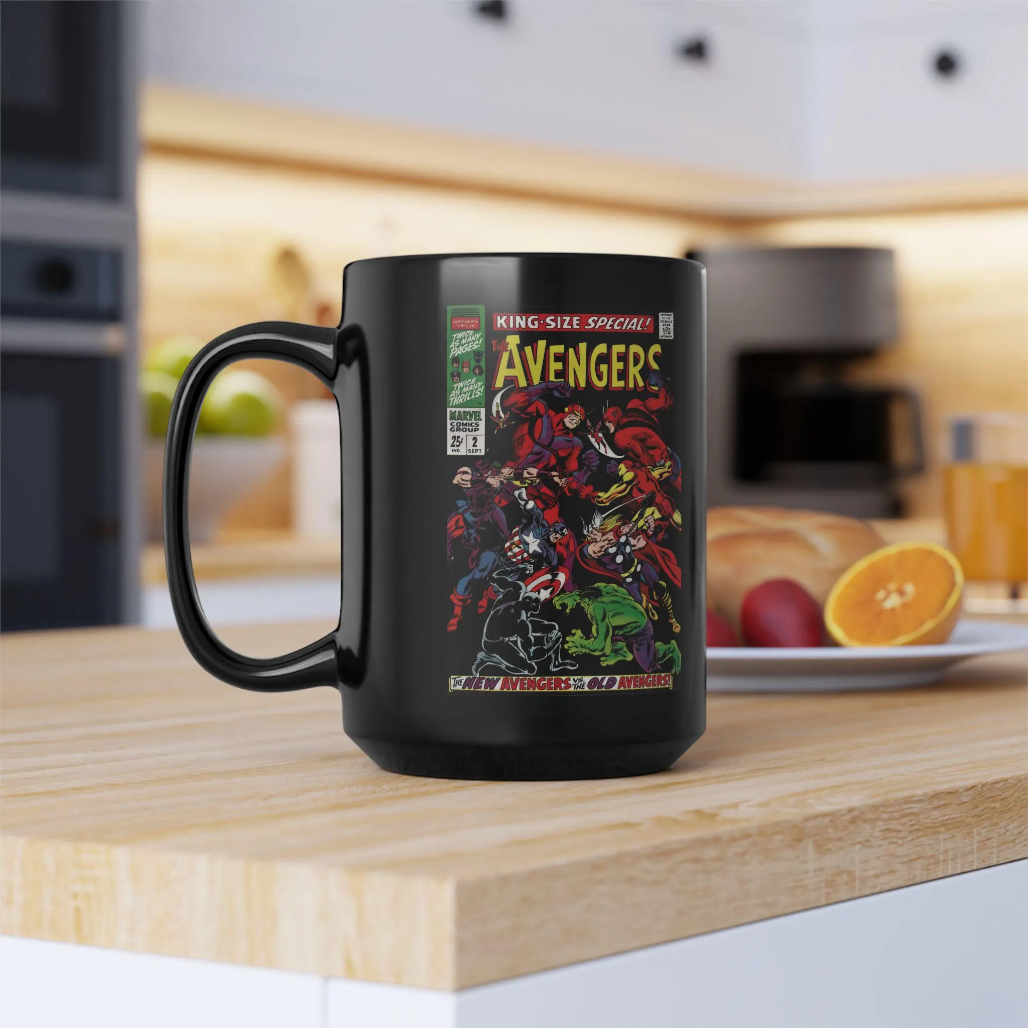 Avengers Vintage Comic Book Cover Ceramic Mug