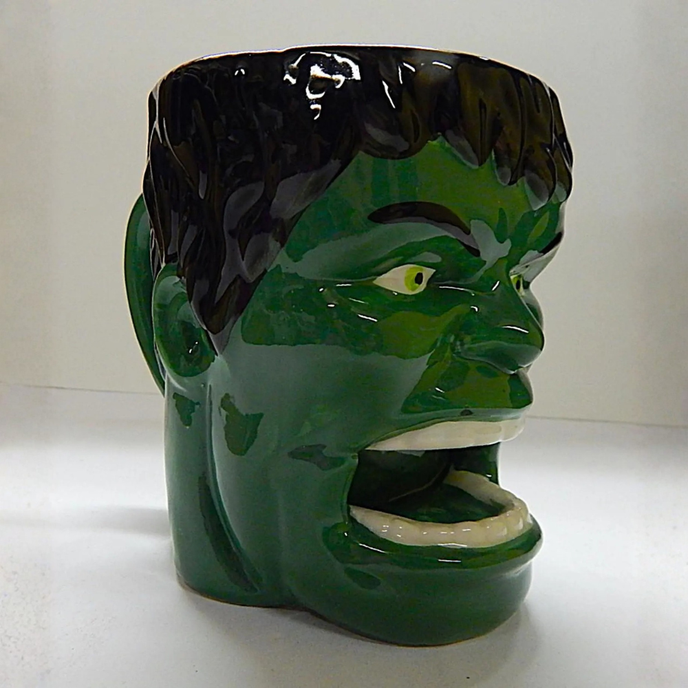 Hulk Sculpted Character Ceramic Coffee Mug 20 Oz
