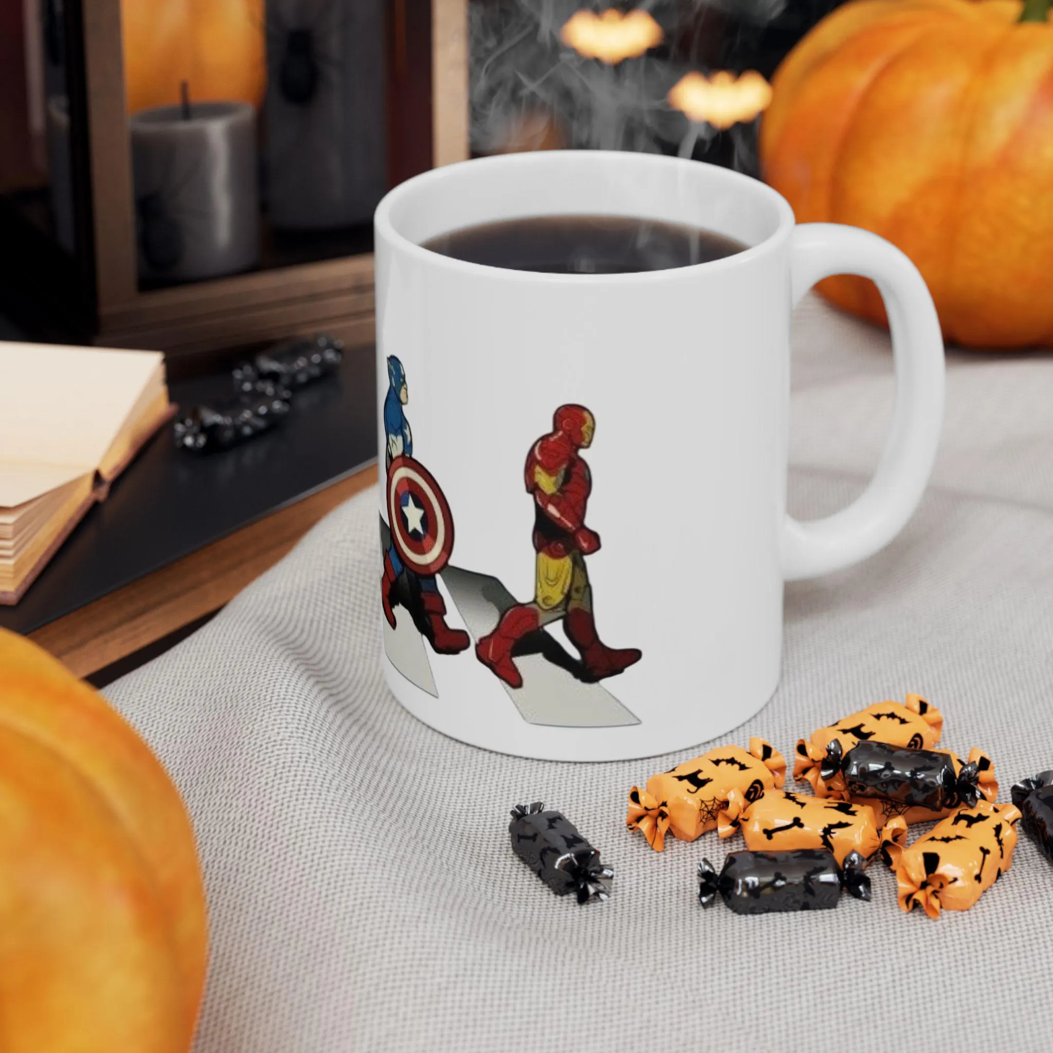 Hulk Thor Captain America Street Crossing Mug
