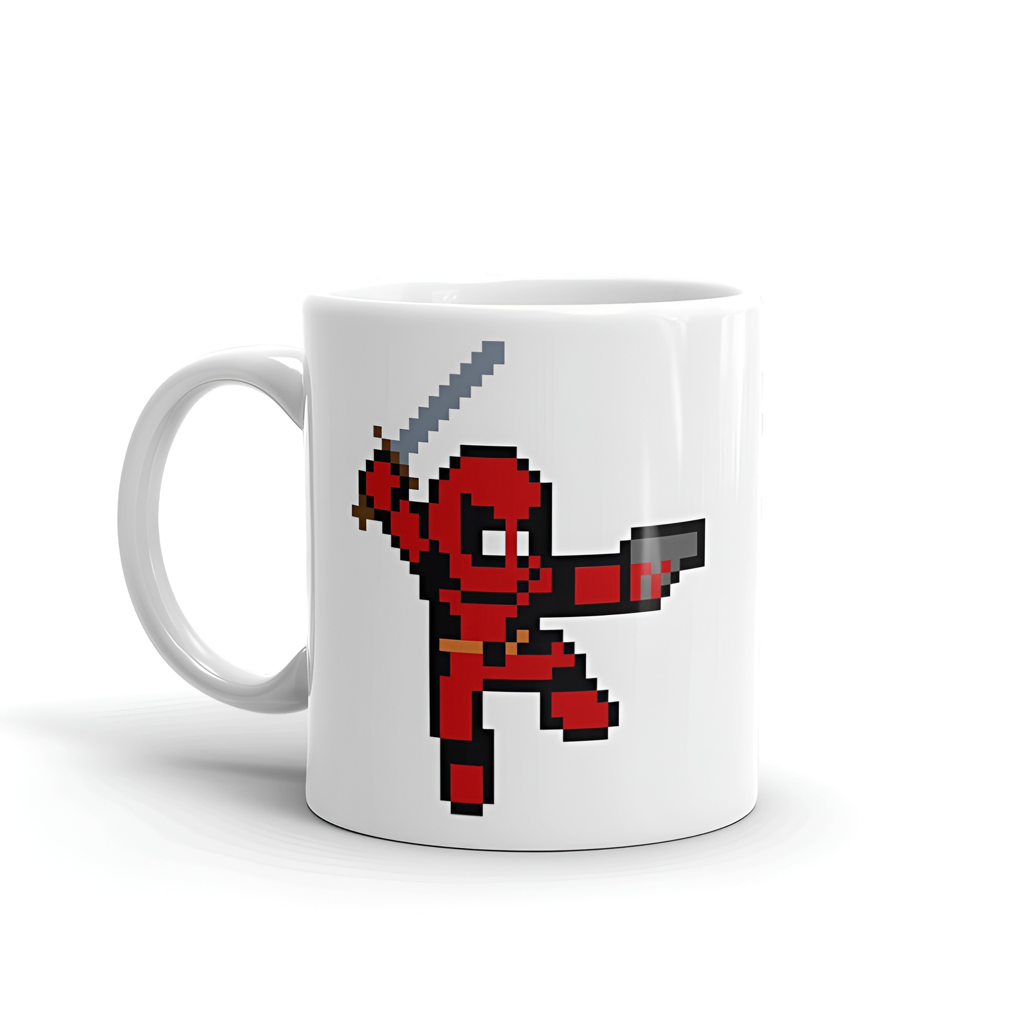 Glossy Vivid Print Deadpool Ceramic Mug