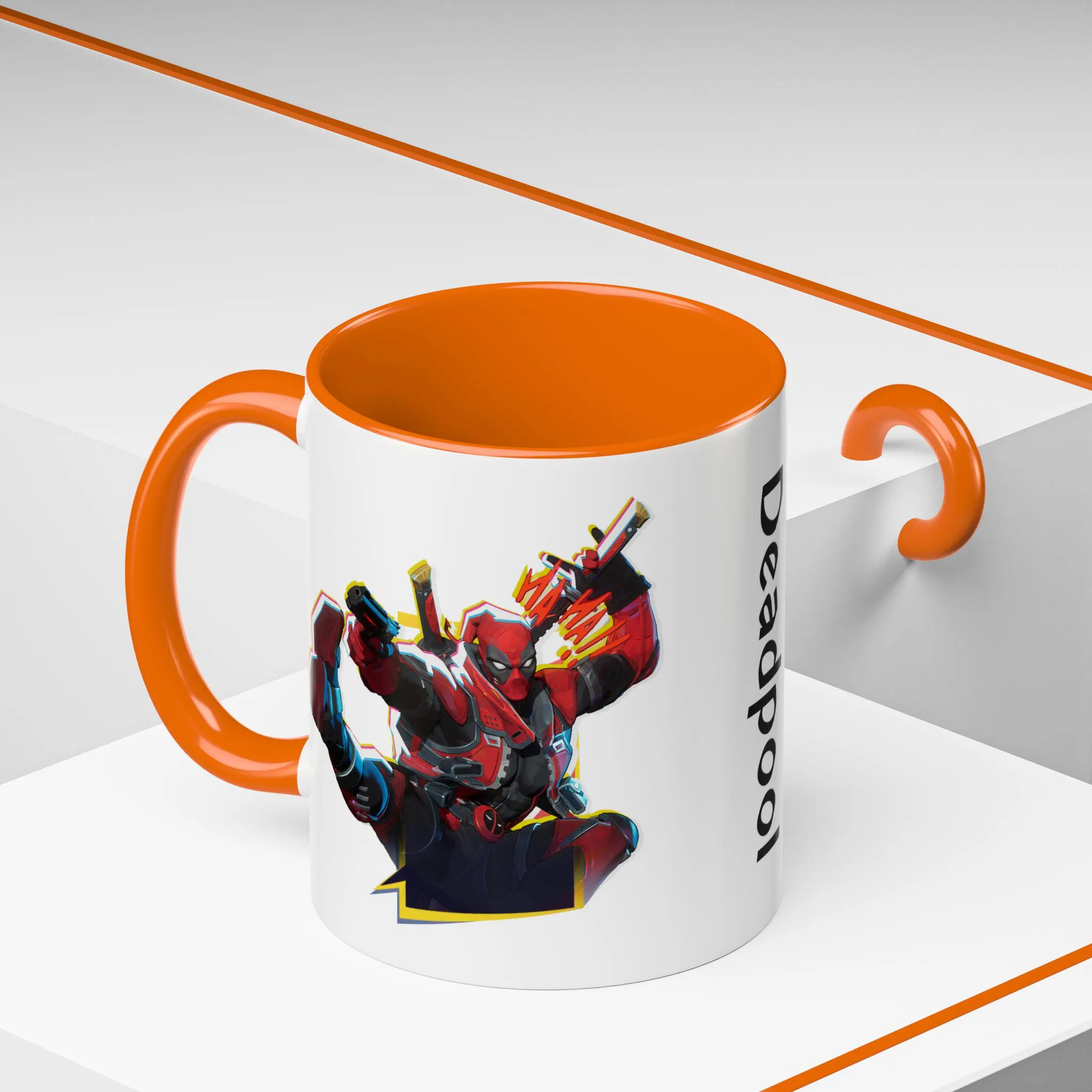 Deadpool Marvel Rivals Accent Coffee Mug 