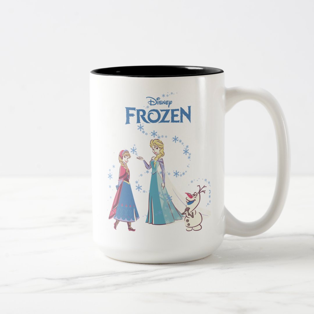 Elsa Anna Olaf Two-Tone Mug 