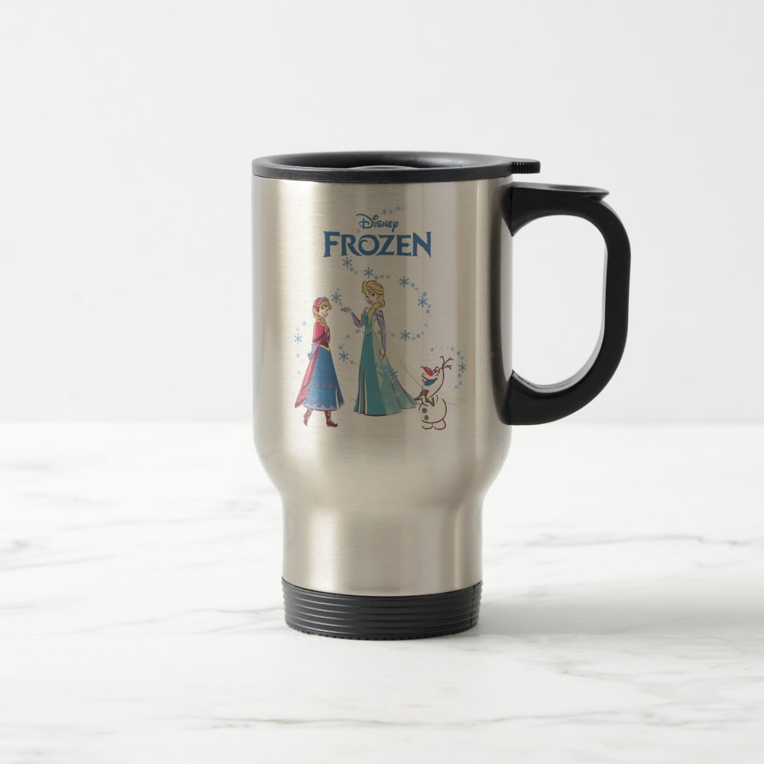 Frozen Travel Mug Elsa, Anna & Olaf Commuter Coffee Cup
