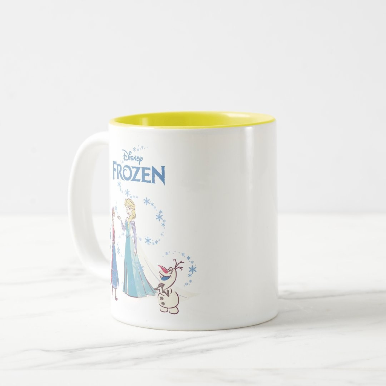 Frozen Sisters Snowman Duo Toned Mug