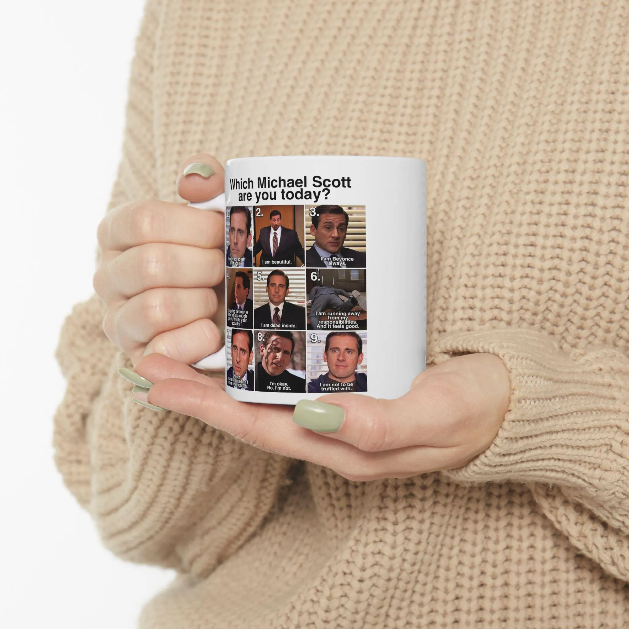 Michael Scott Meme Ceramic Coffee Mug Cup