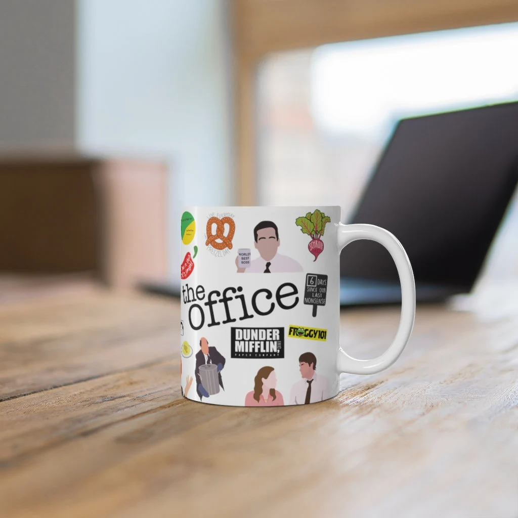 The Office Character Collage Ceramic Coffee Mug