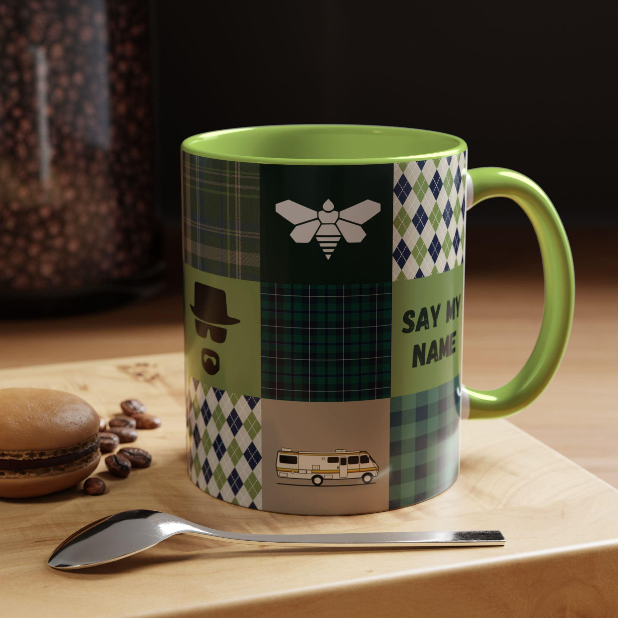 Heisenberg Patchwork Pattern Coffee Mug