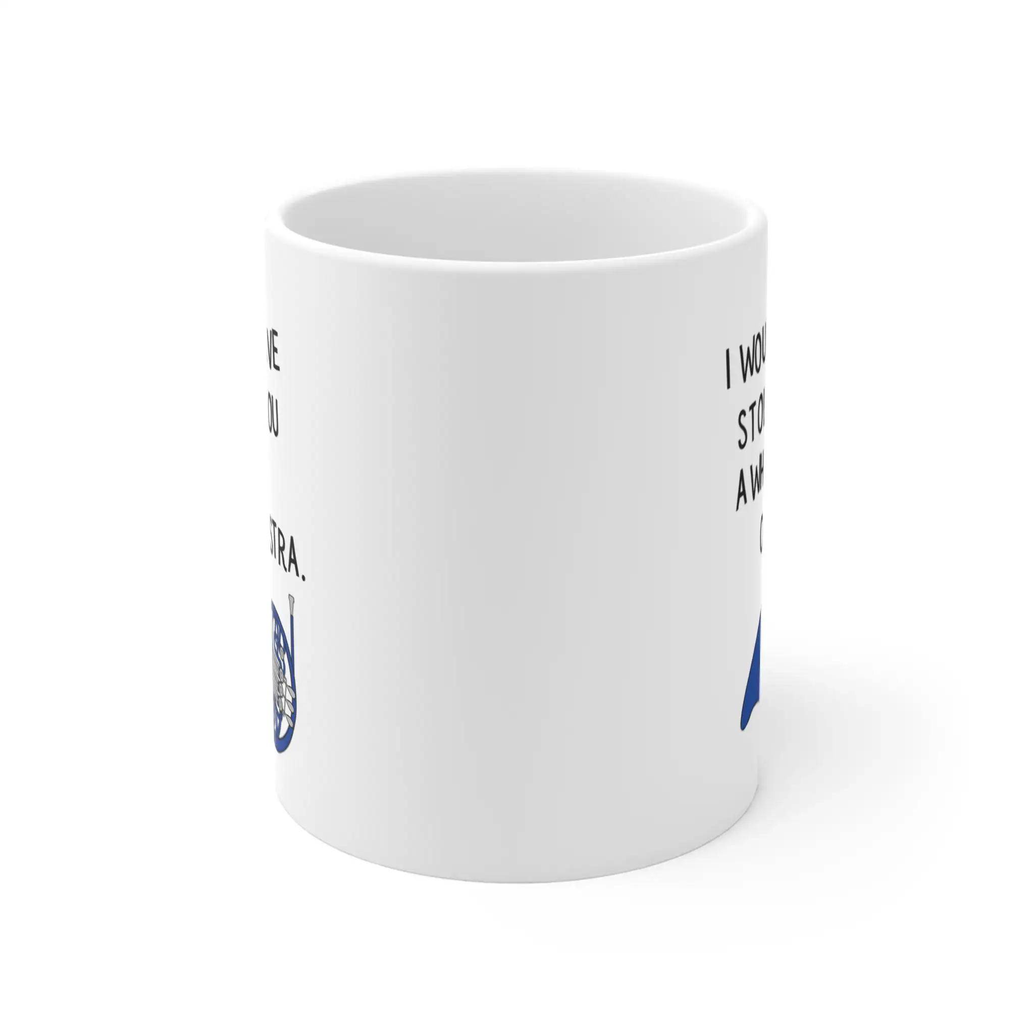 French Horn Orchestra Ceramic Coffee Mug