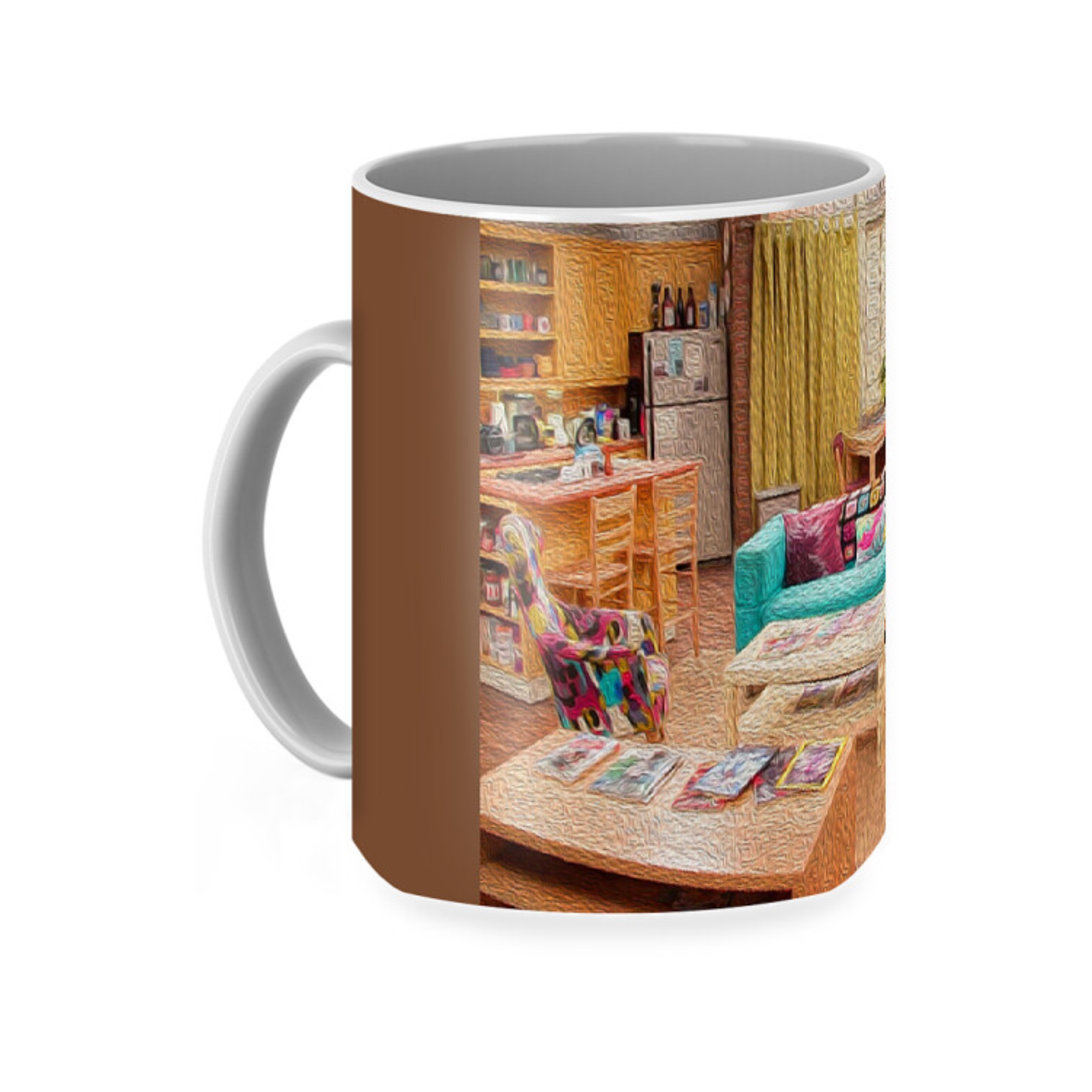 Penny Apartment Oil Painting Style Coffee Mug