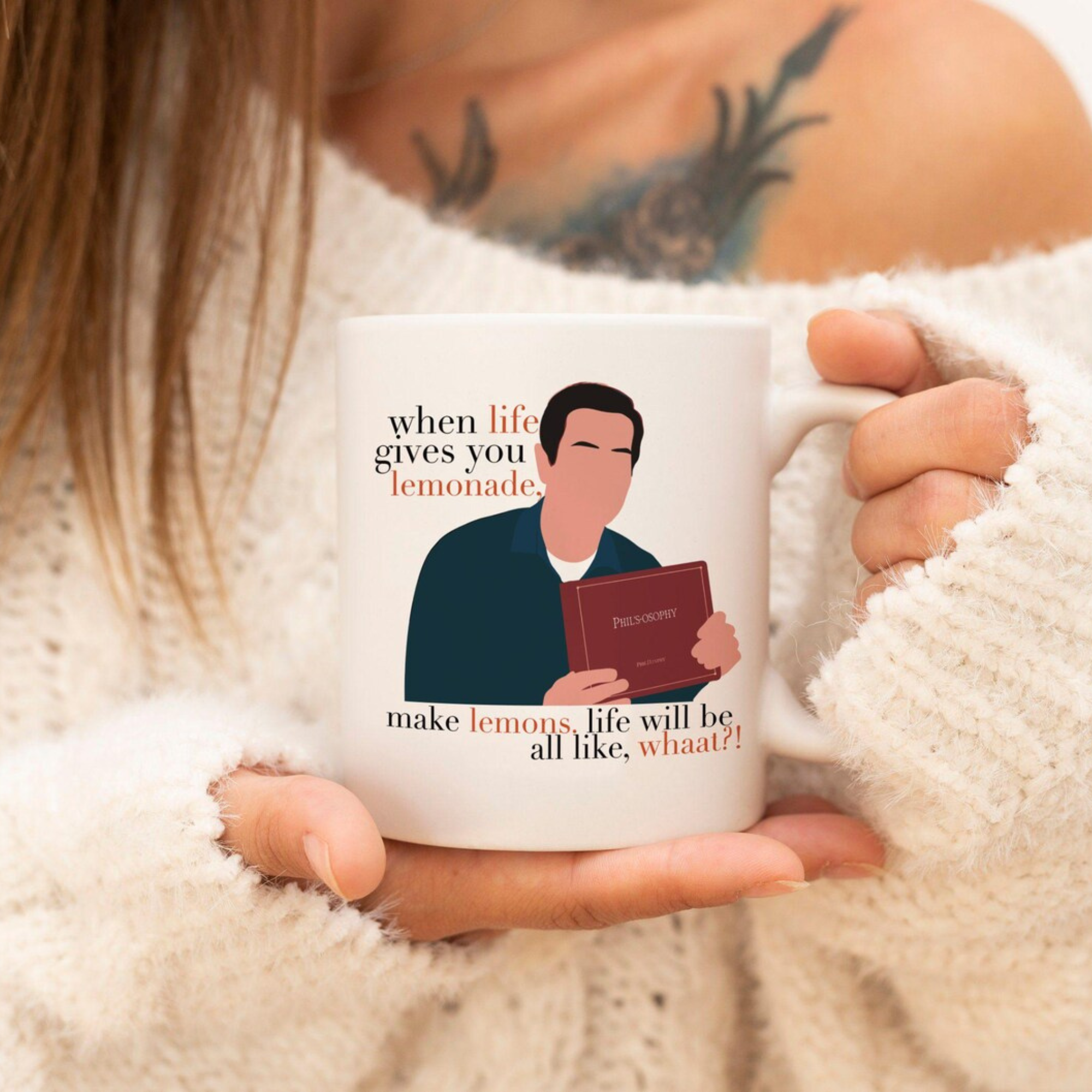 Modern Family Phil Dunphy Ceramic Coffee Mug When Life Gives You Lemonade