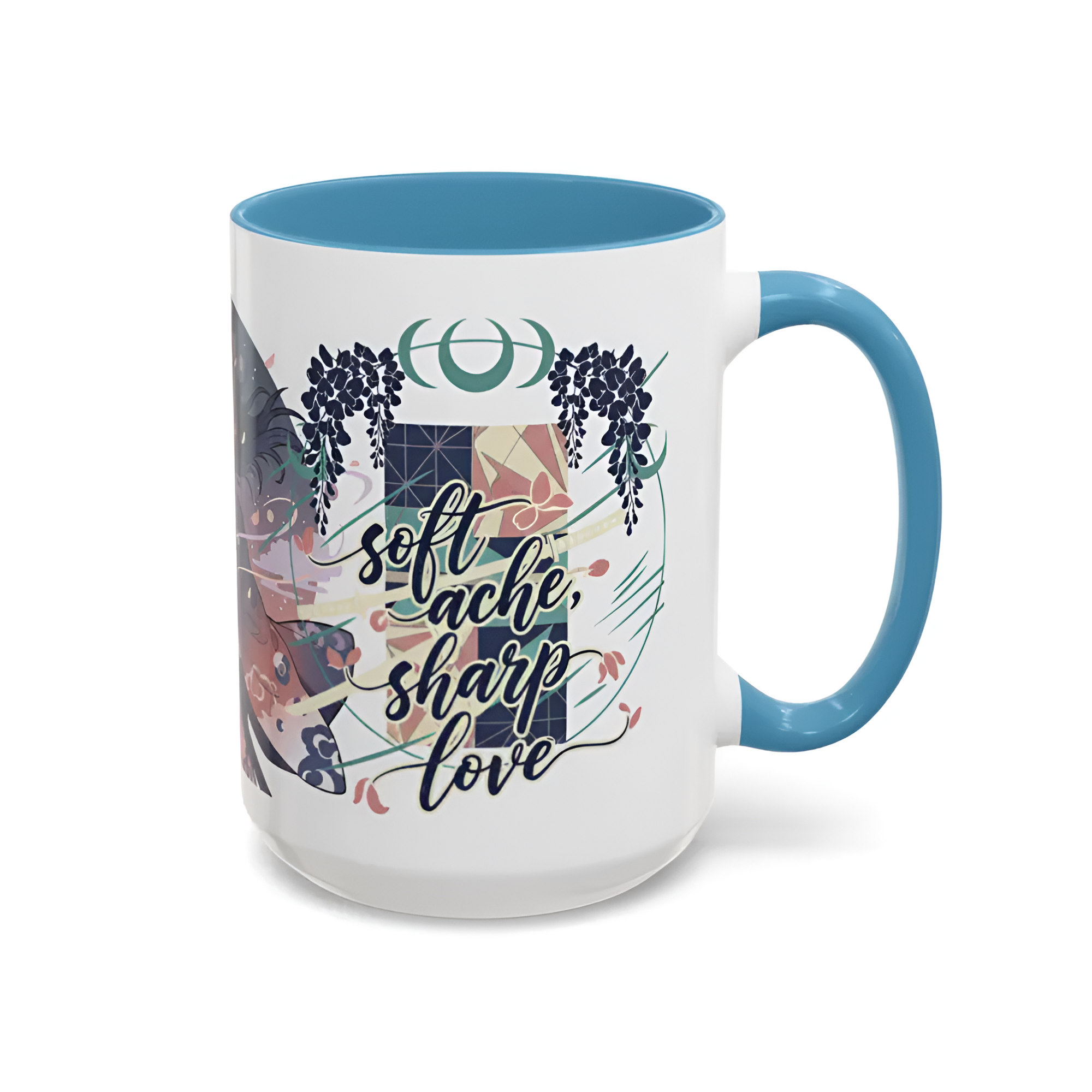 Anime Character Floral Ceramic Accent Vessel