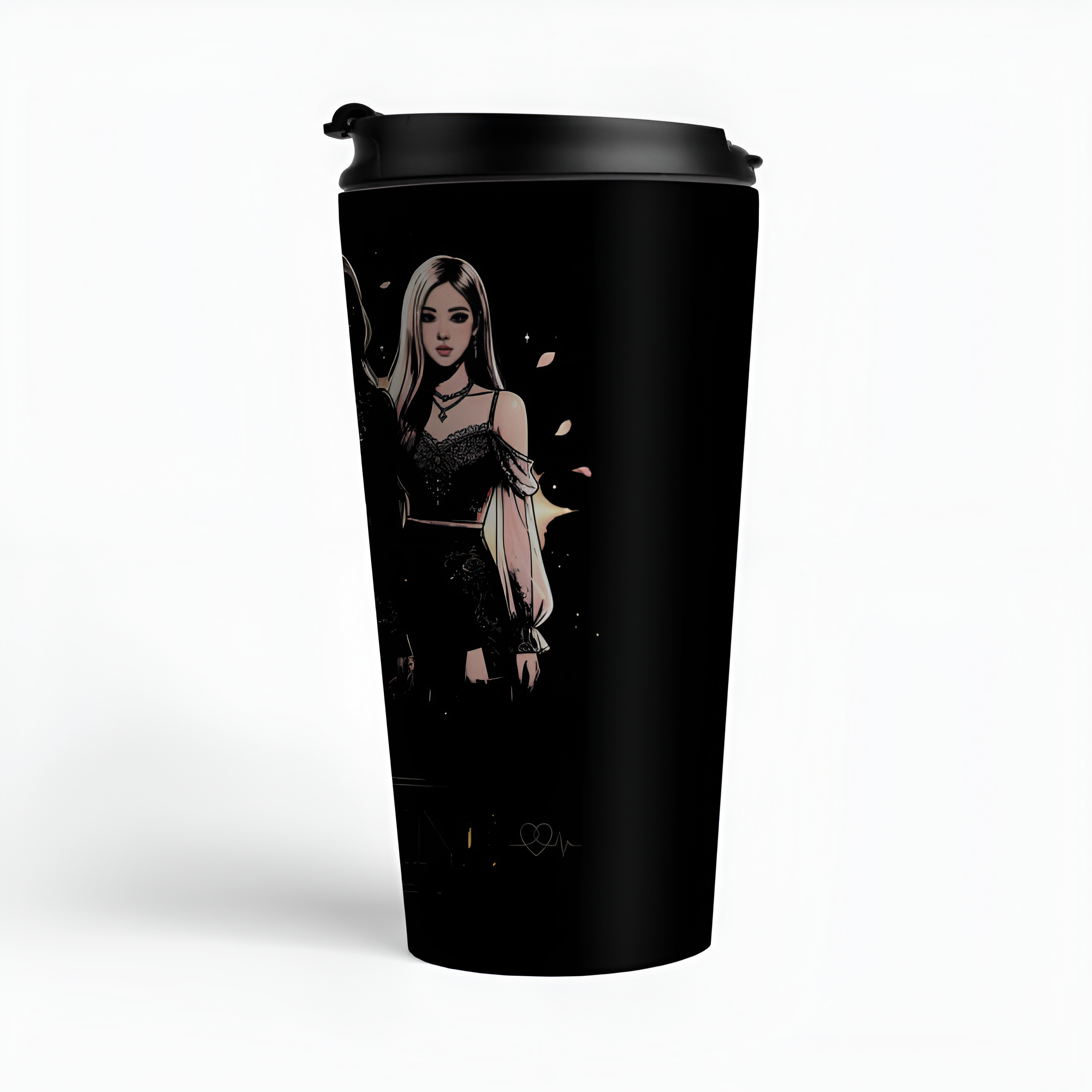 Blackpink Slogan Graphic Dark Ceramic Mug