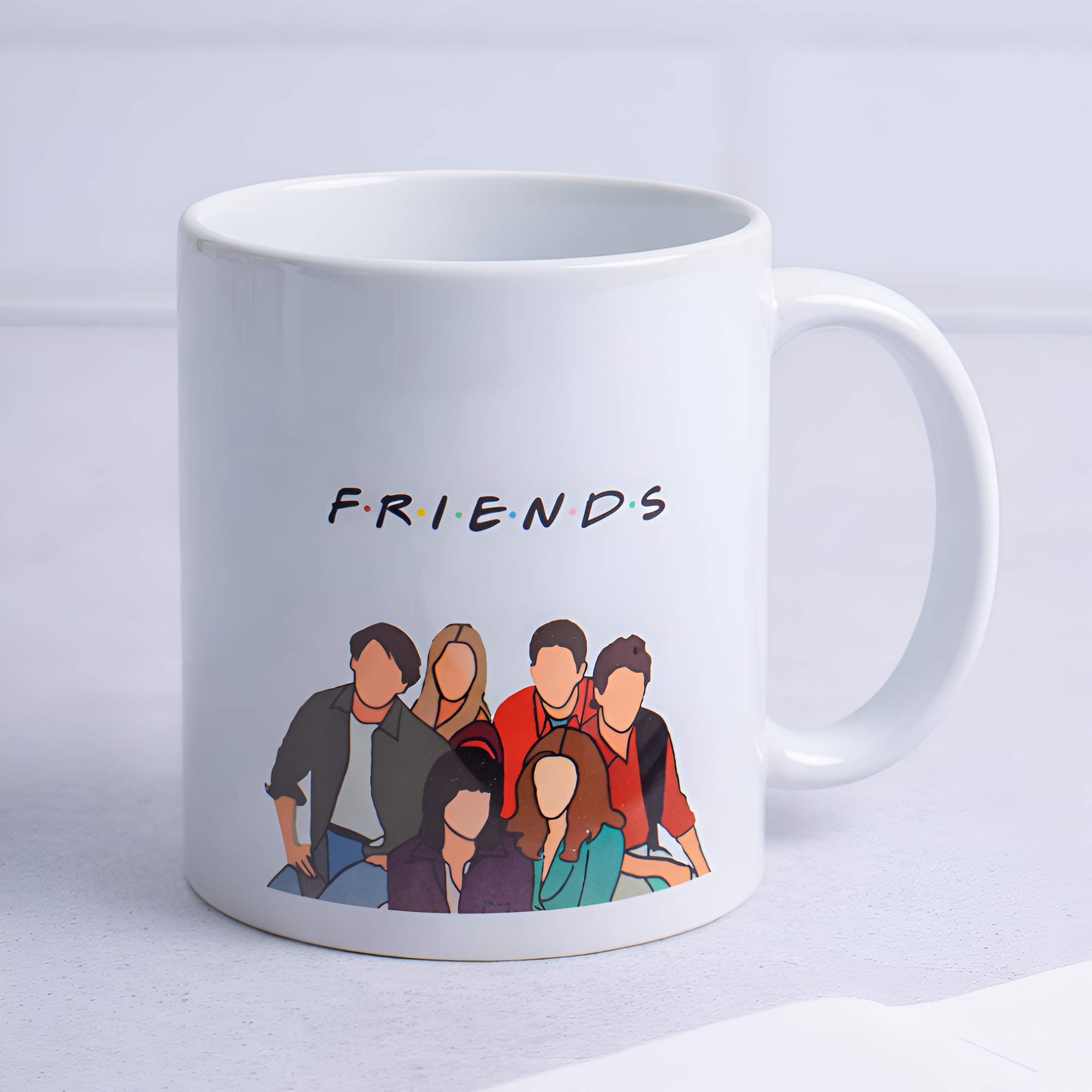 Friends Television Series Heat Change Ceramic Mug