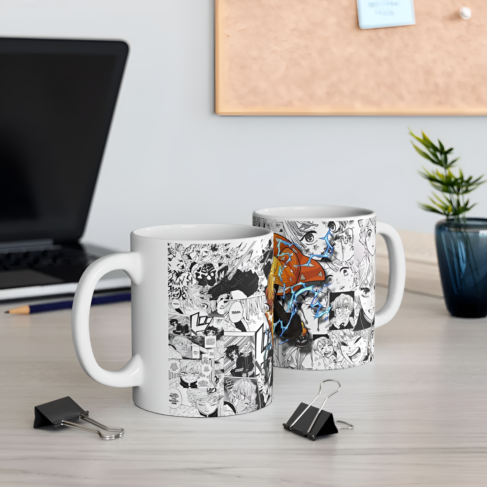 Lightning Design Mug  Demon Slayer Anime Ceramic Mug