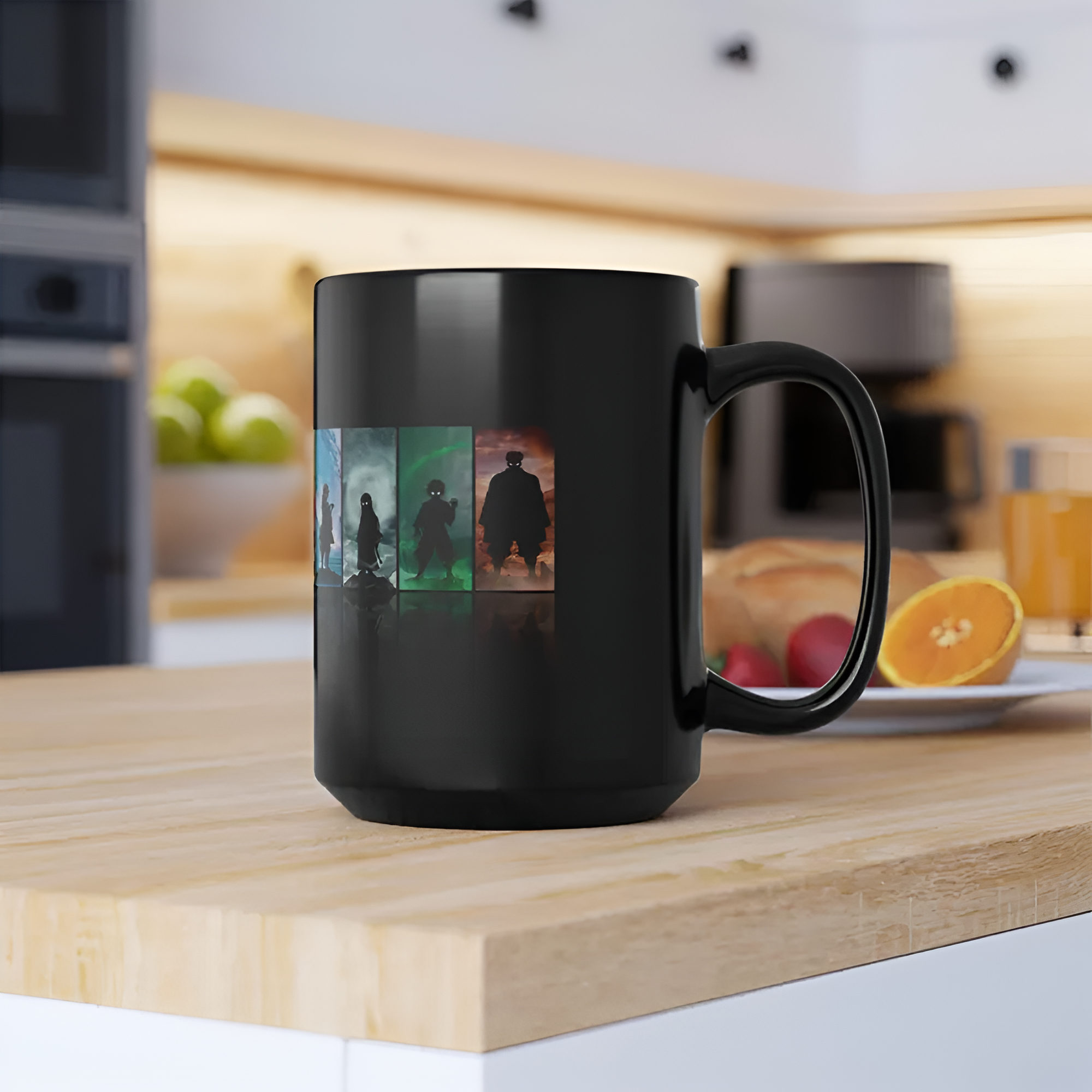 Demon Slayer Black mug(15 oz.)