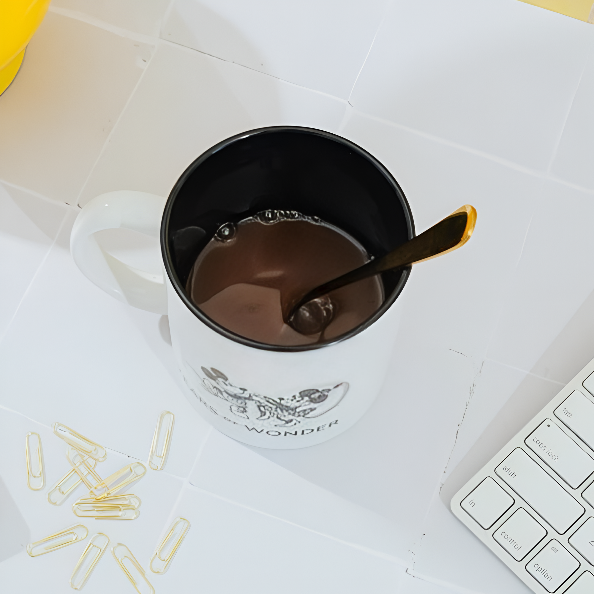 20 Oz 100 Years of Wonder Foil-Embossed Ceramic Mug Holds 