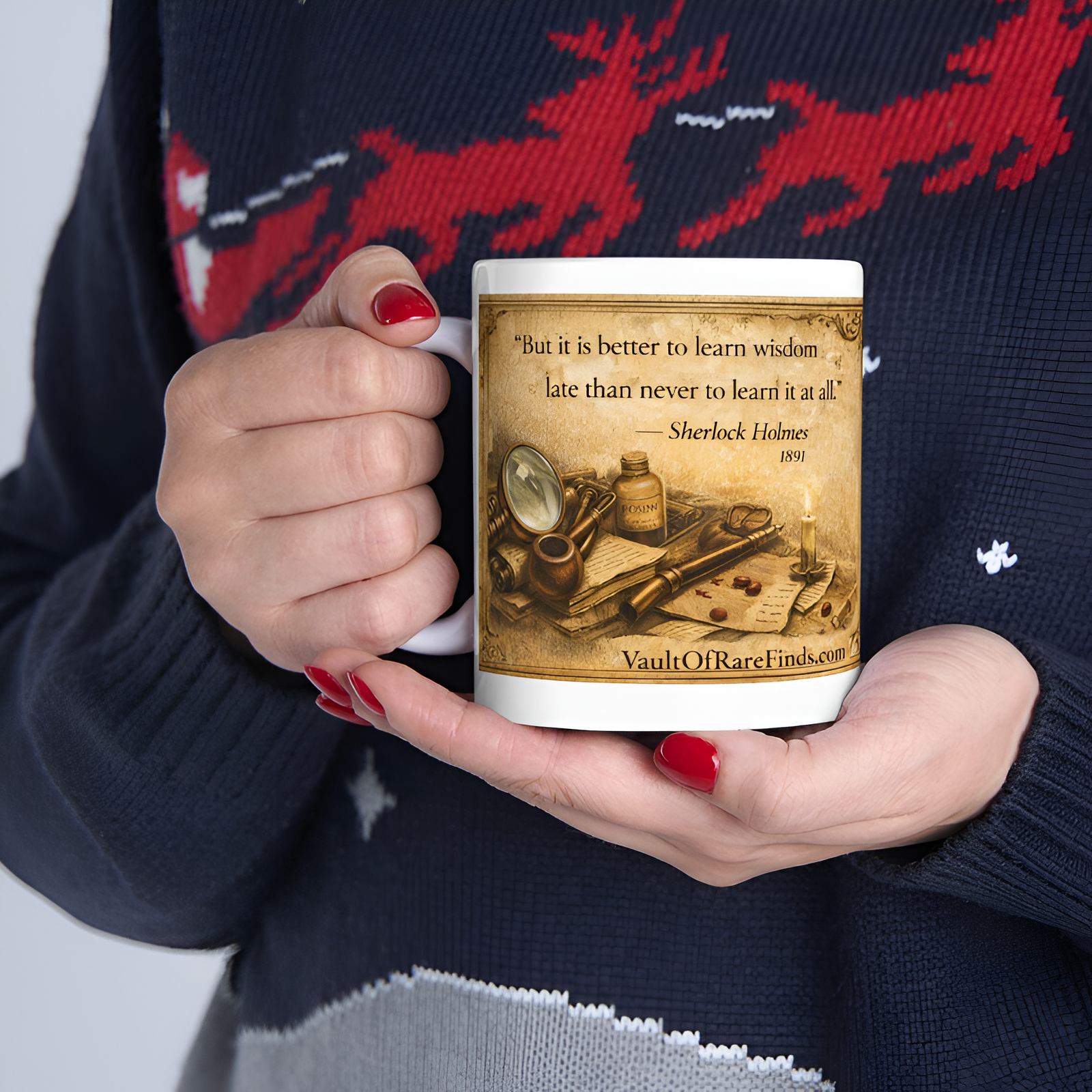 Sherlock Holmes Case 06 Detective Quote Mug