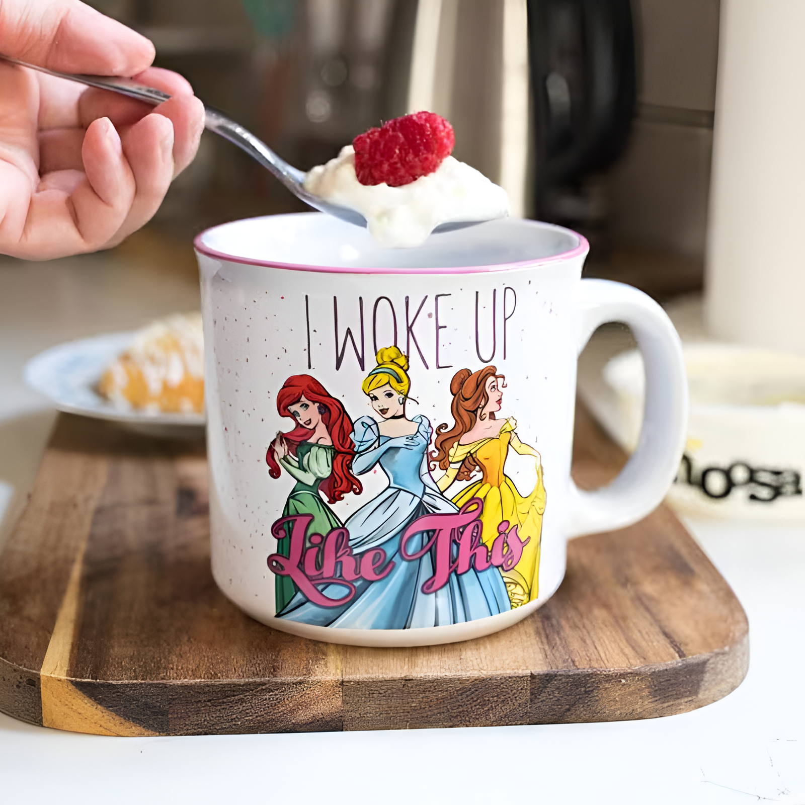 Princess I Woke Up Like This 20oz Ceramic Mug Cute Coffee Cup