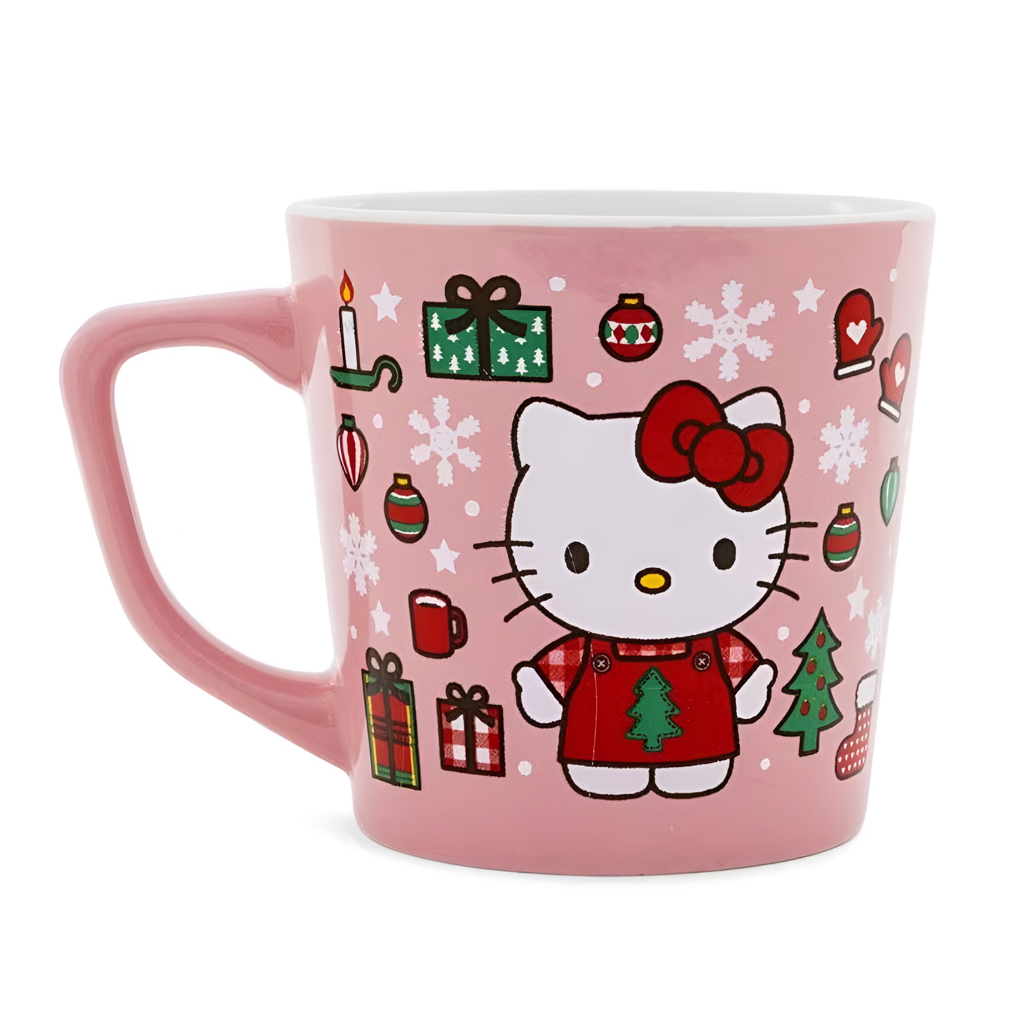 Hello Kitty Holiday Celebration Ceramic Latte Mug | Holds 17 Ounces