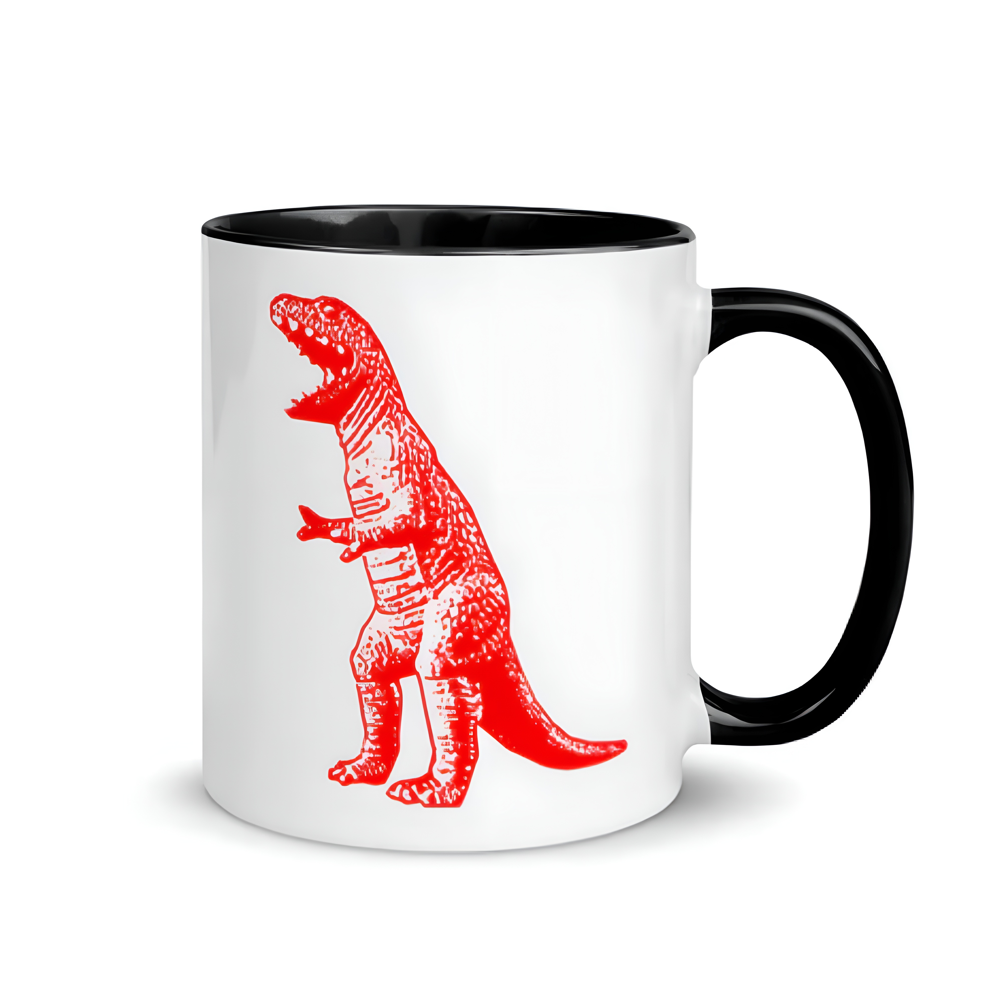 Big Bang Theory T Rex Graphic Two Tone Ceramic Mug
