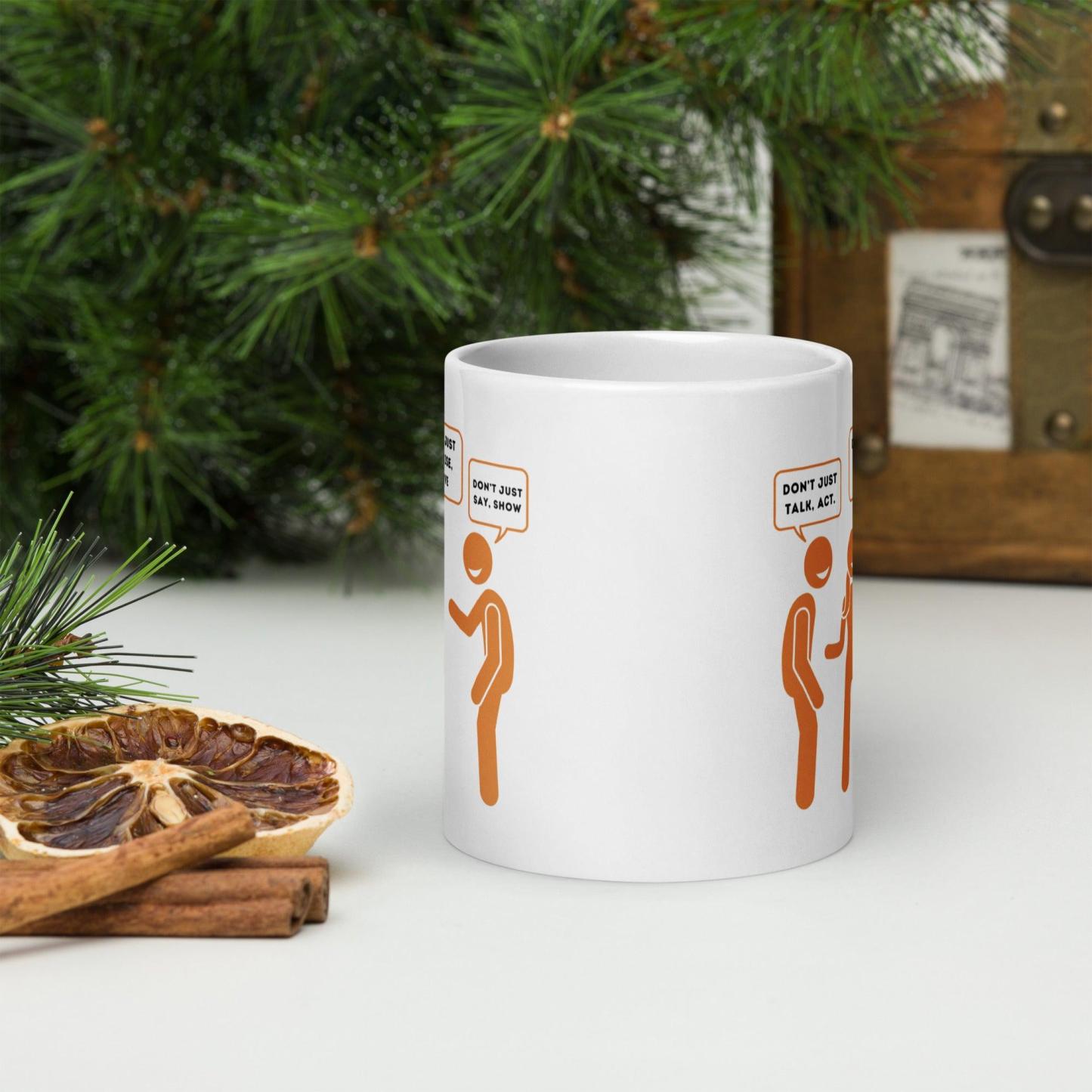 Action Reminder Ceramic Mug - Inspire Cups