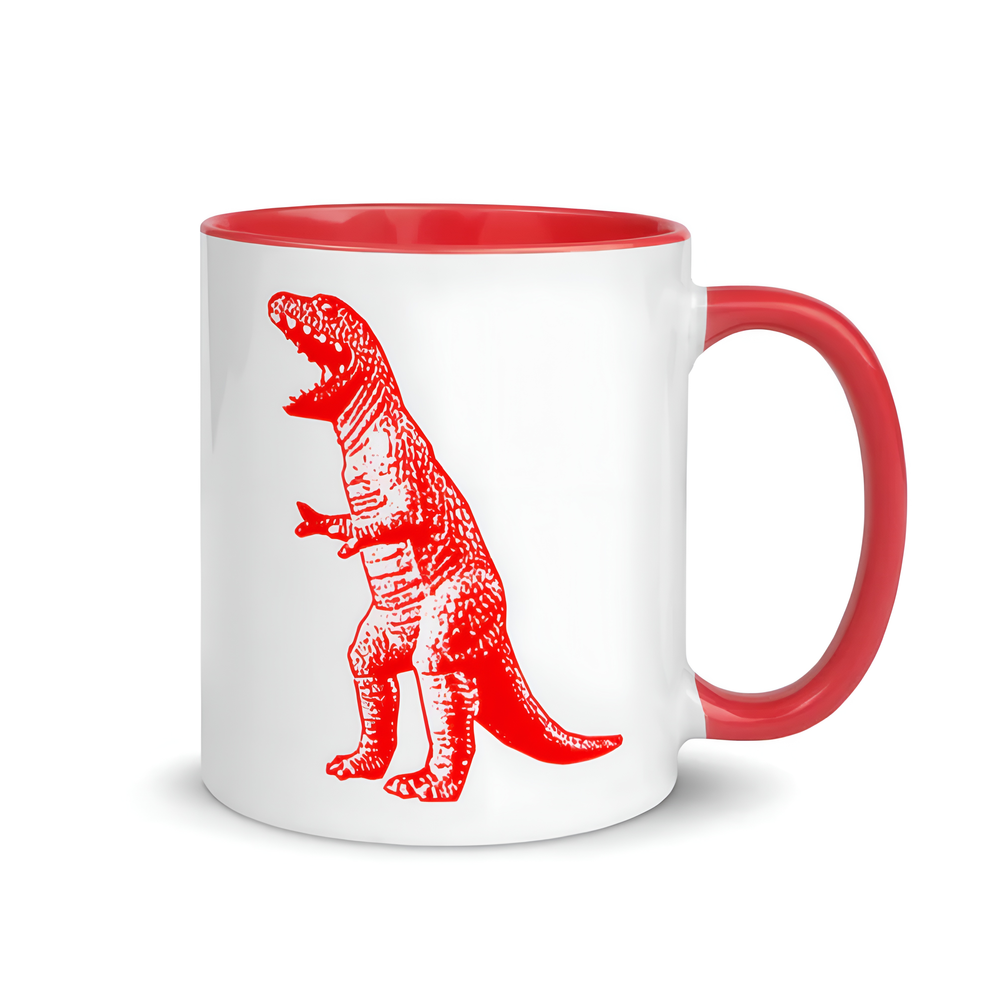 Big Bang Theory T Rex Graphic Two Tone Ceramic Mug
