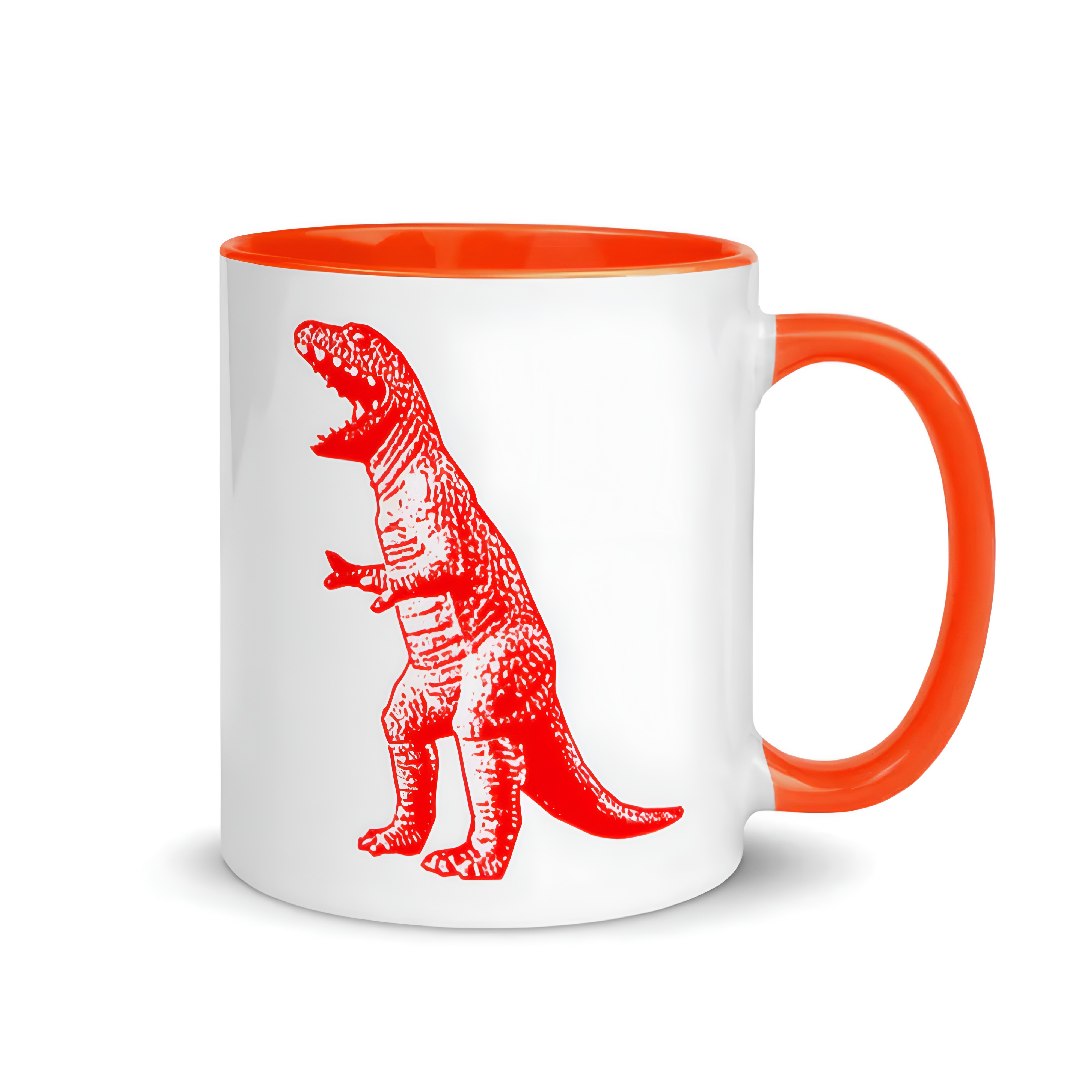 Big Bang Theory T Rex Graphic Two Tone Ceramic Mug