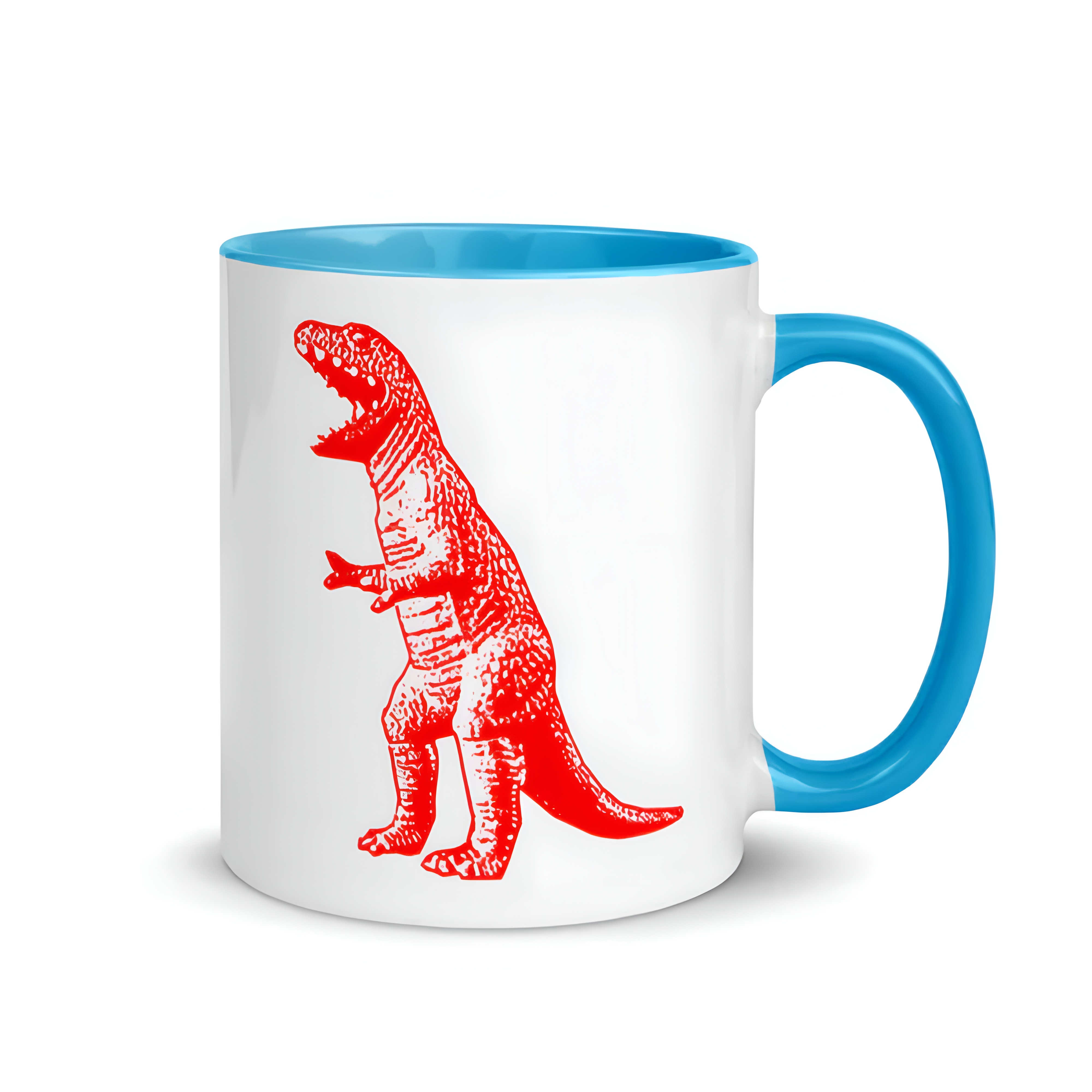 Big Bang Theory T Rex Graphic Two Tone Ceramic Mug