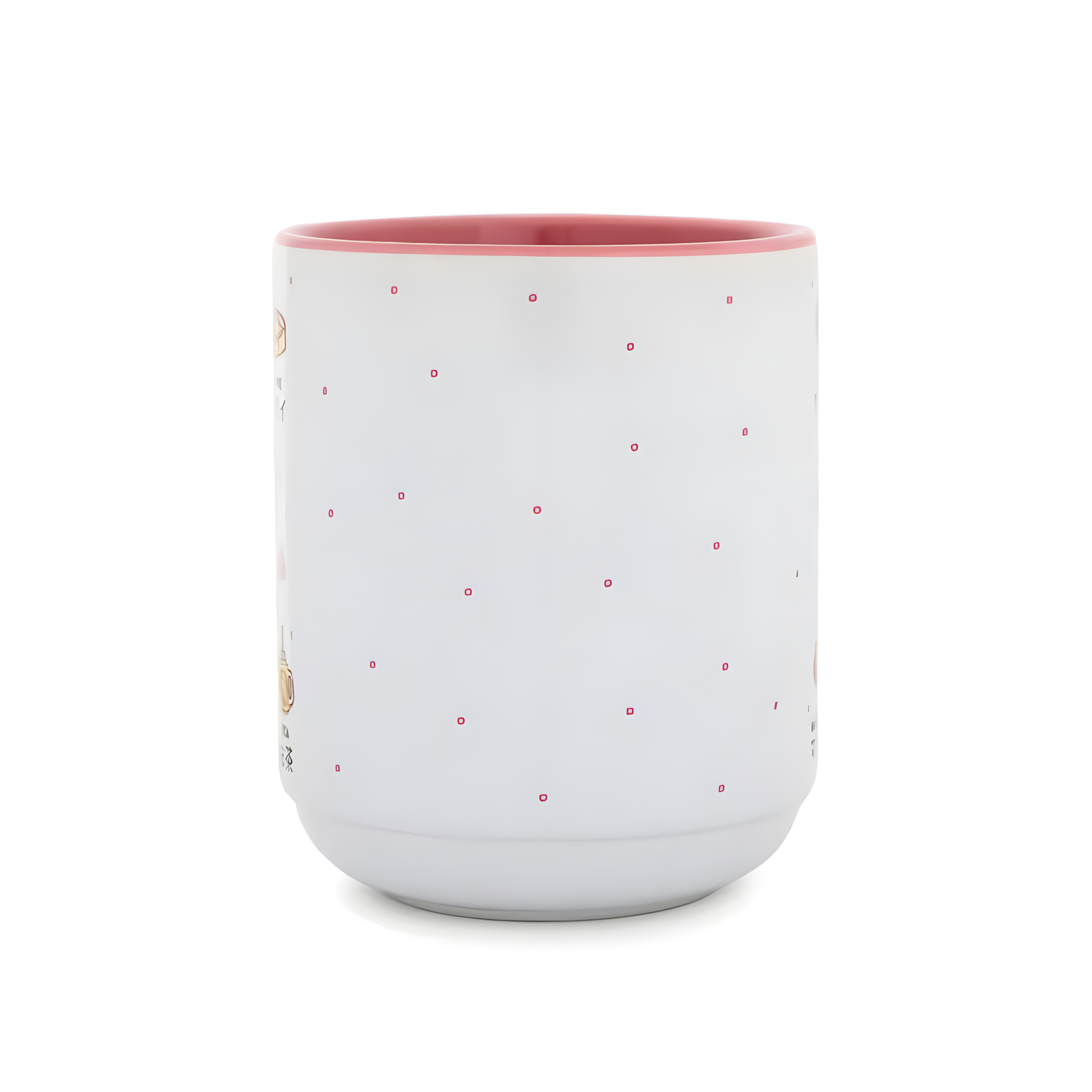 Hello Kitty Apple Icons Asian Ceramic Tea Cup | Holds 9 ~ 12 Ounces 