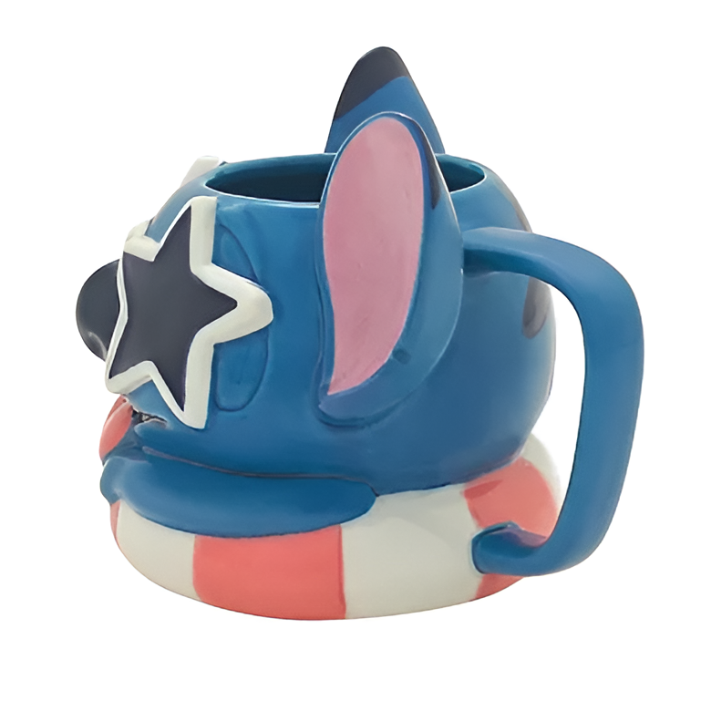 Stitch Character Figural 13 Oz Ceramic Mug