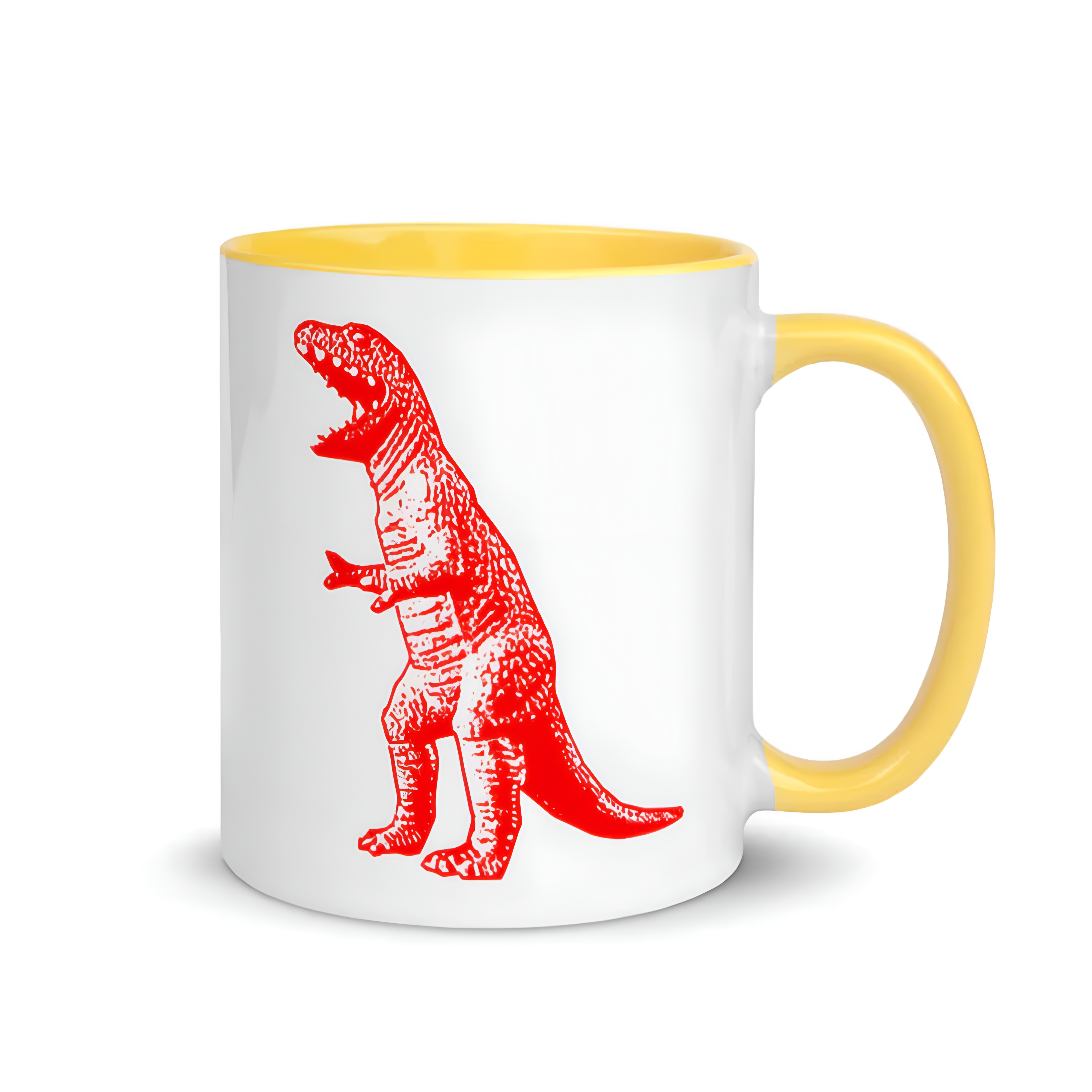 Big Bang Theory T Rex Graphic Two Tone Ceramic Mug