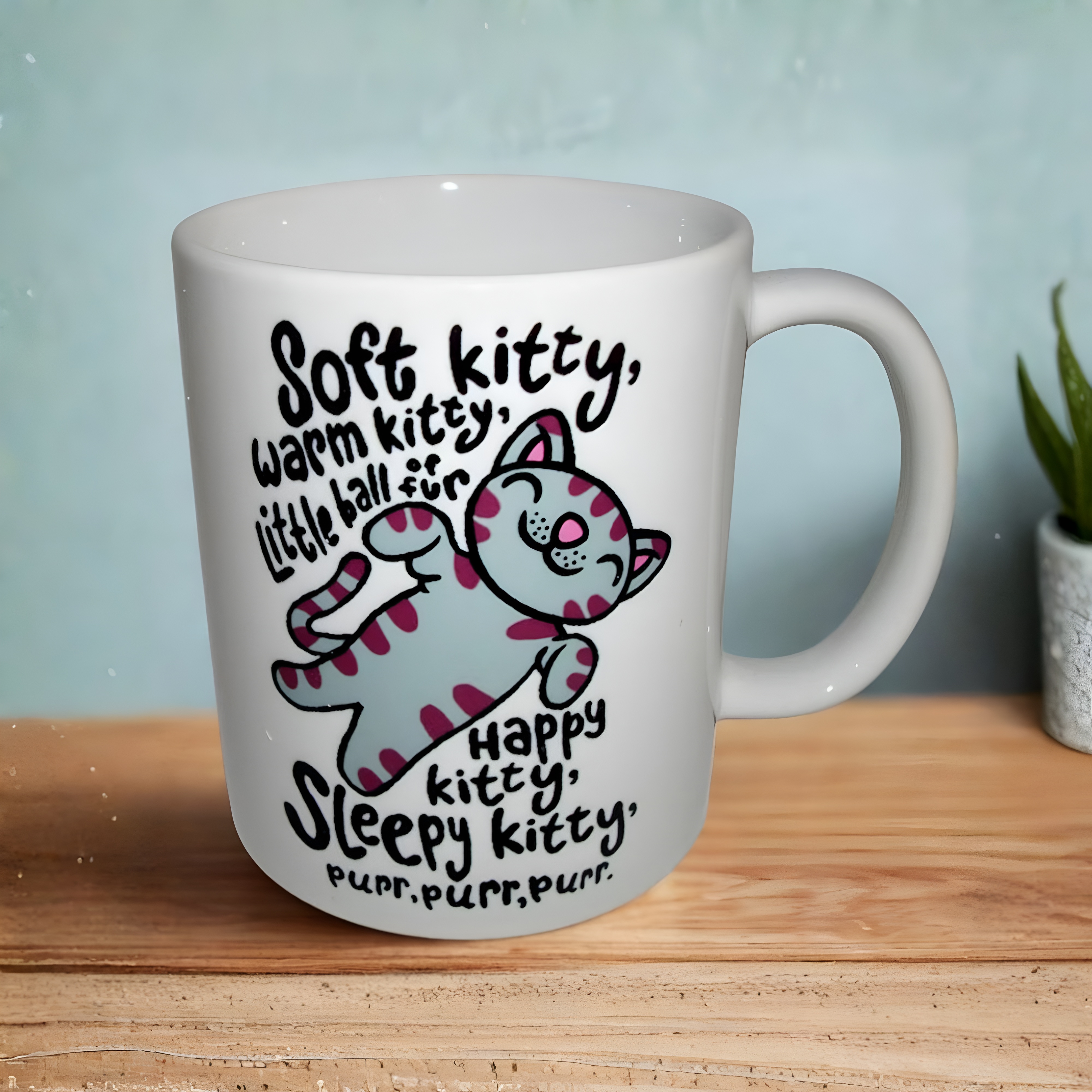The Big Bang Theory Soft Kitty Ceramic Coffee Tea Mug