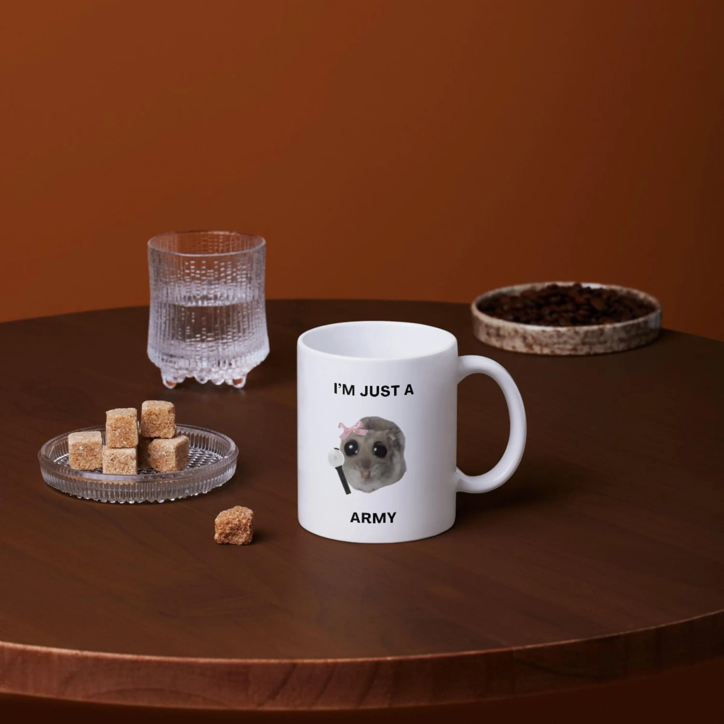 Sad Hamster Meme Ceramic Coffee Mug