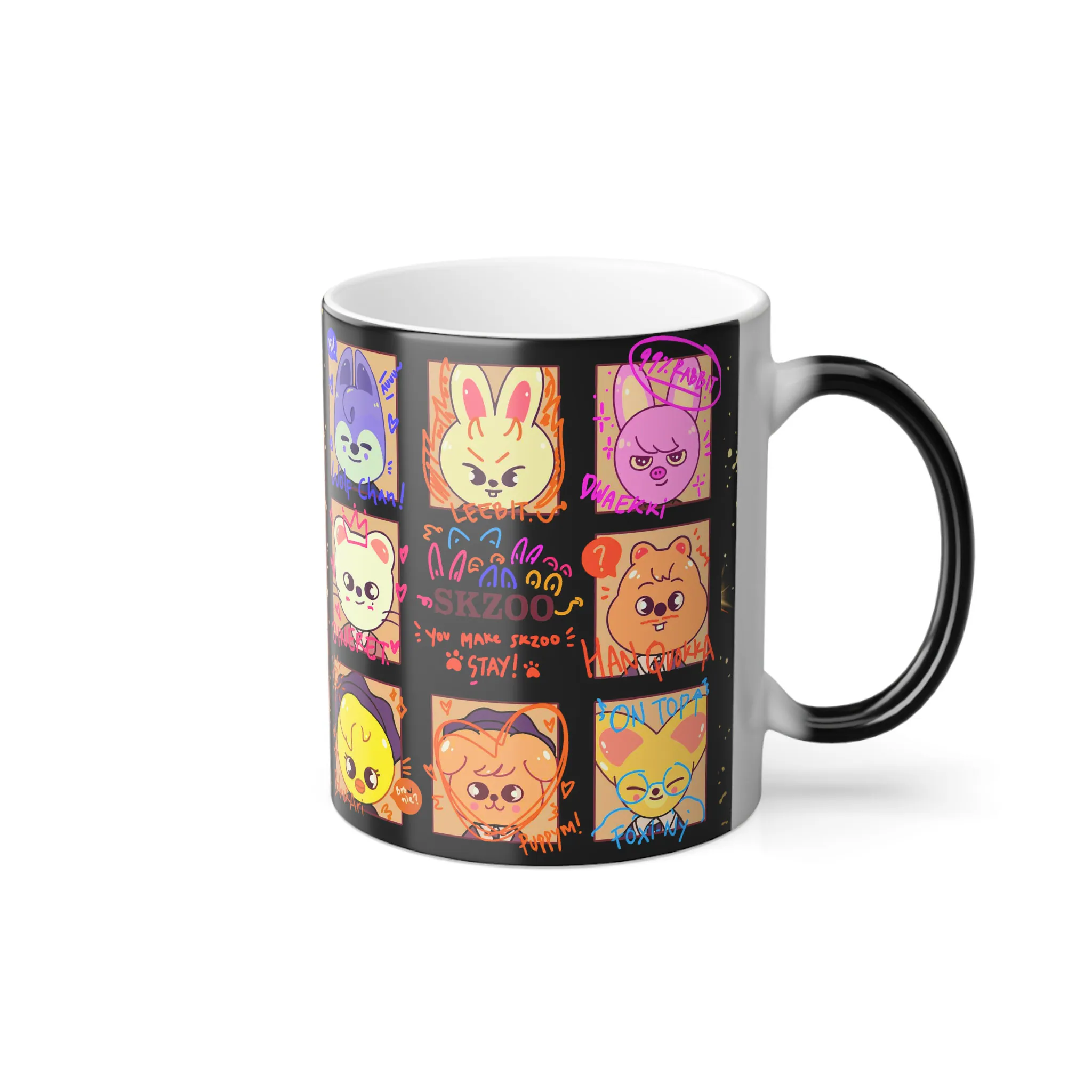 Skzoo Character Heat Reactive Ceramic Morphing Mug 11oz