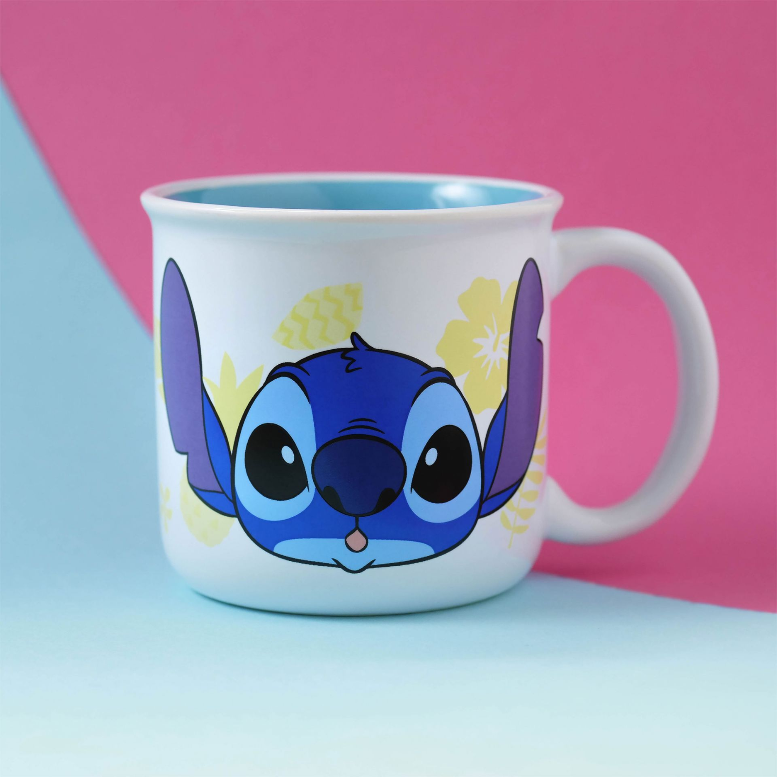 Lilo And Stitch Palm Theme Printed Ceramic Coffee Mug
